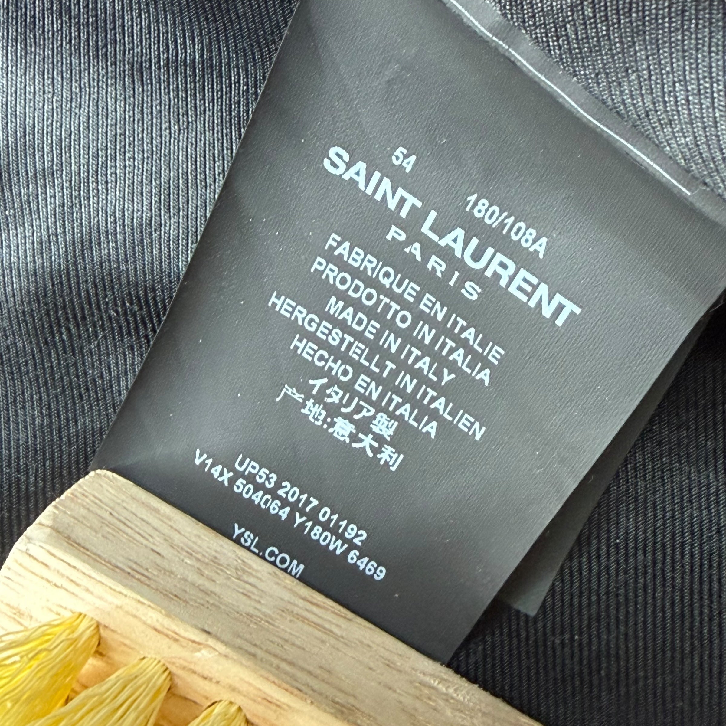 Saint Laurent Paris "Heaven" Teddy Bomber Jacket 54 (XL)