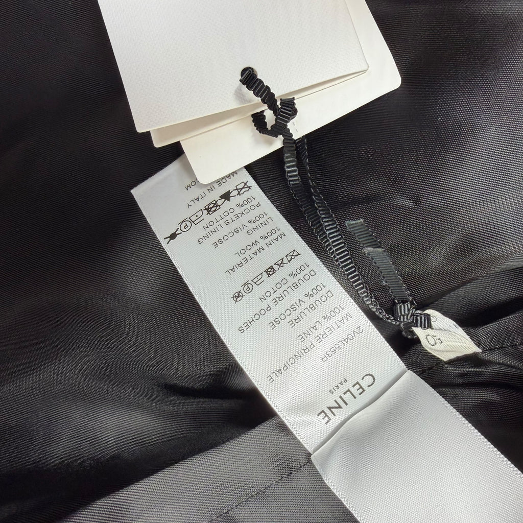 Celine College Parka In Double Face Wool 50 (L)