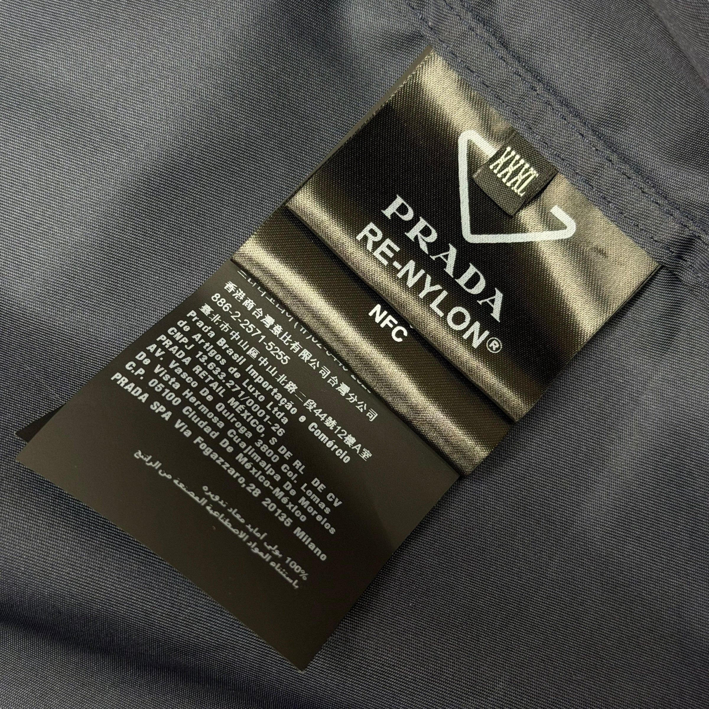 Prada Re-Nylon Blouson Navy Jacket XXXL