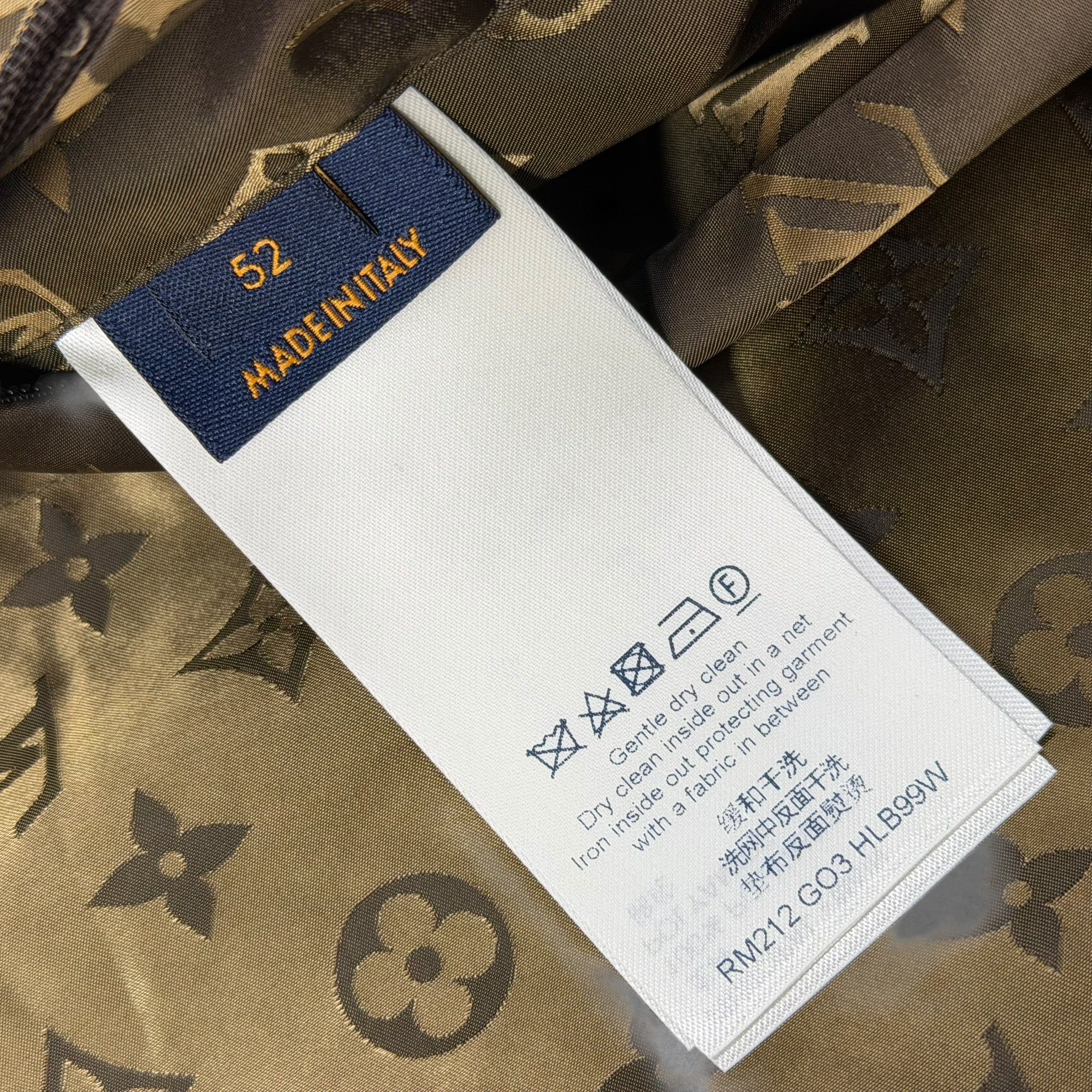 Louis Vuitton "Tourist vs. Purist" Monogram Windbreaker 52 (L)