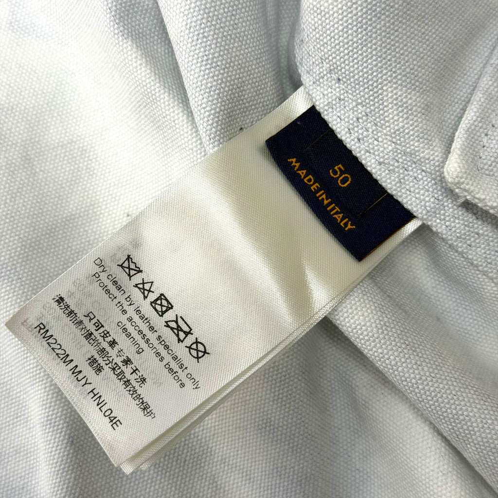 Louis Vuitton Bandana Leather Denim Blouson 50 (L)