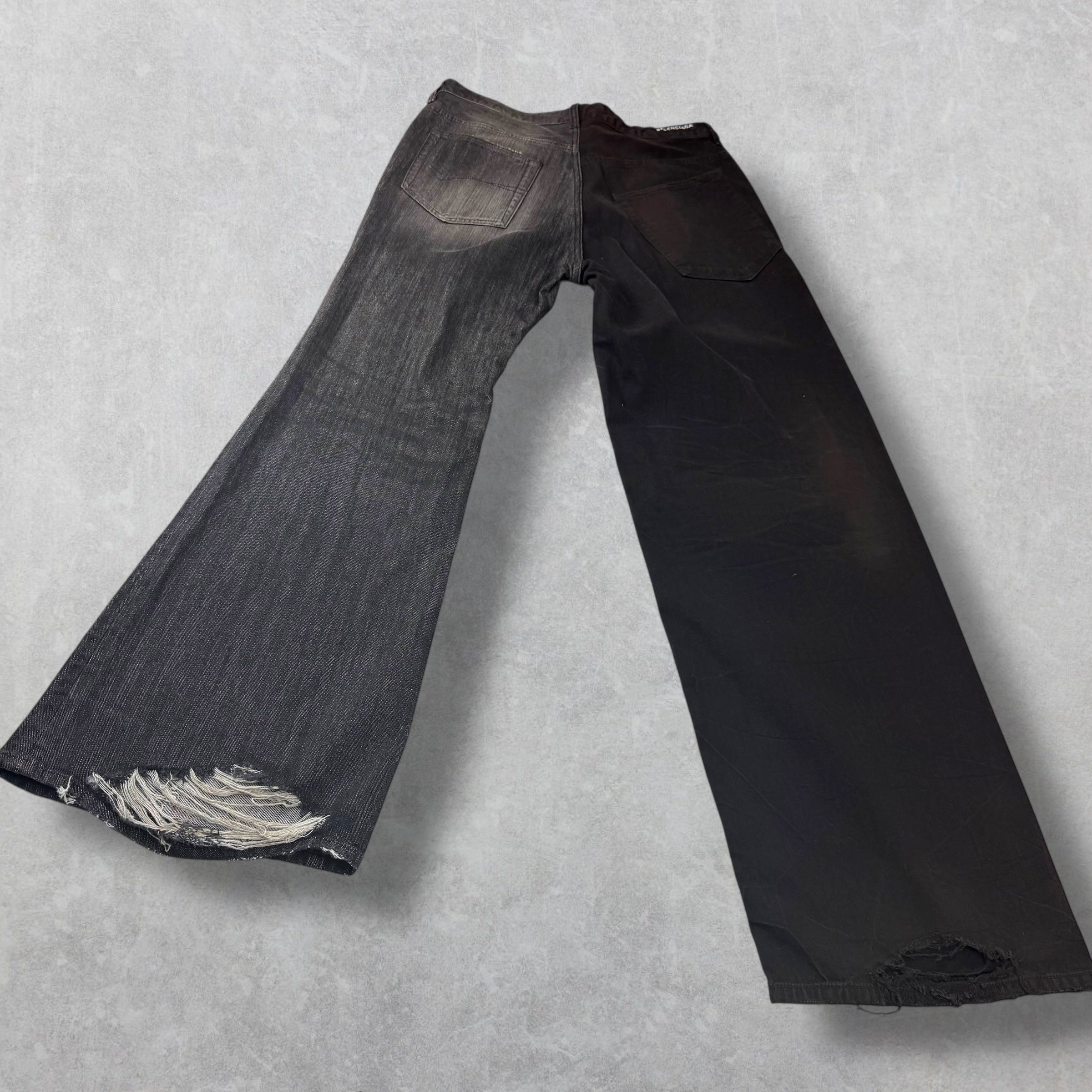 Balenciaga Fifty-Fifty Black Jeans M (34)