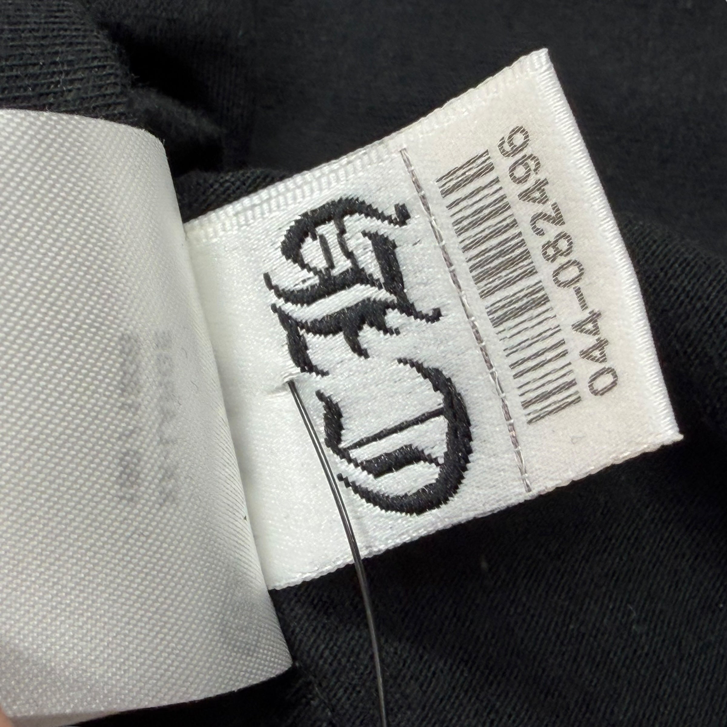 Chrome Hearts White Neck Logo L/S Tee Black XXL