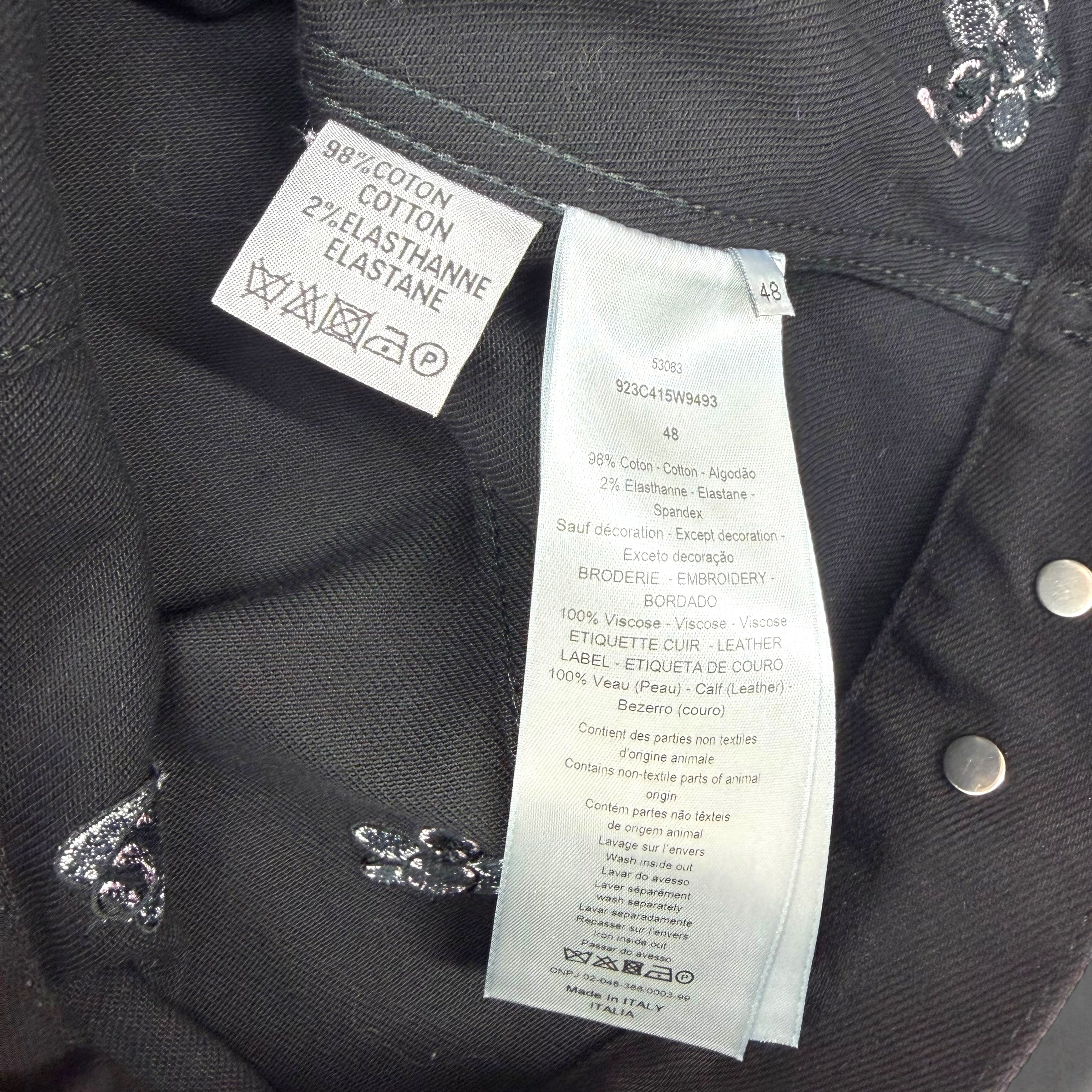 Dior Kaws Bee Denim Trucker Jacket 48 (S)