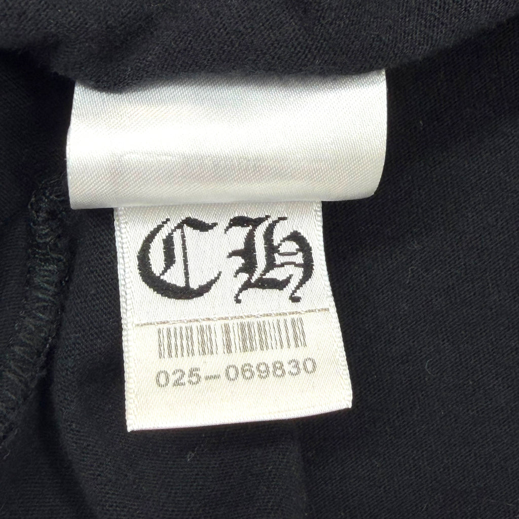 Chrome Hearts Blue Triple Cross Logo Black Tee XL