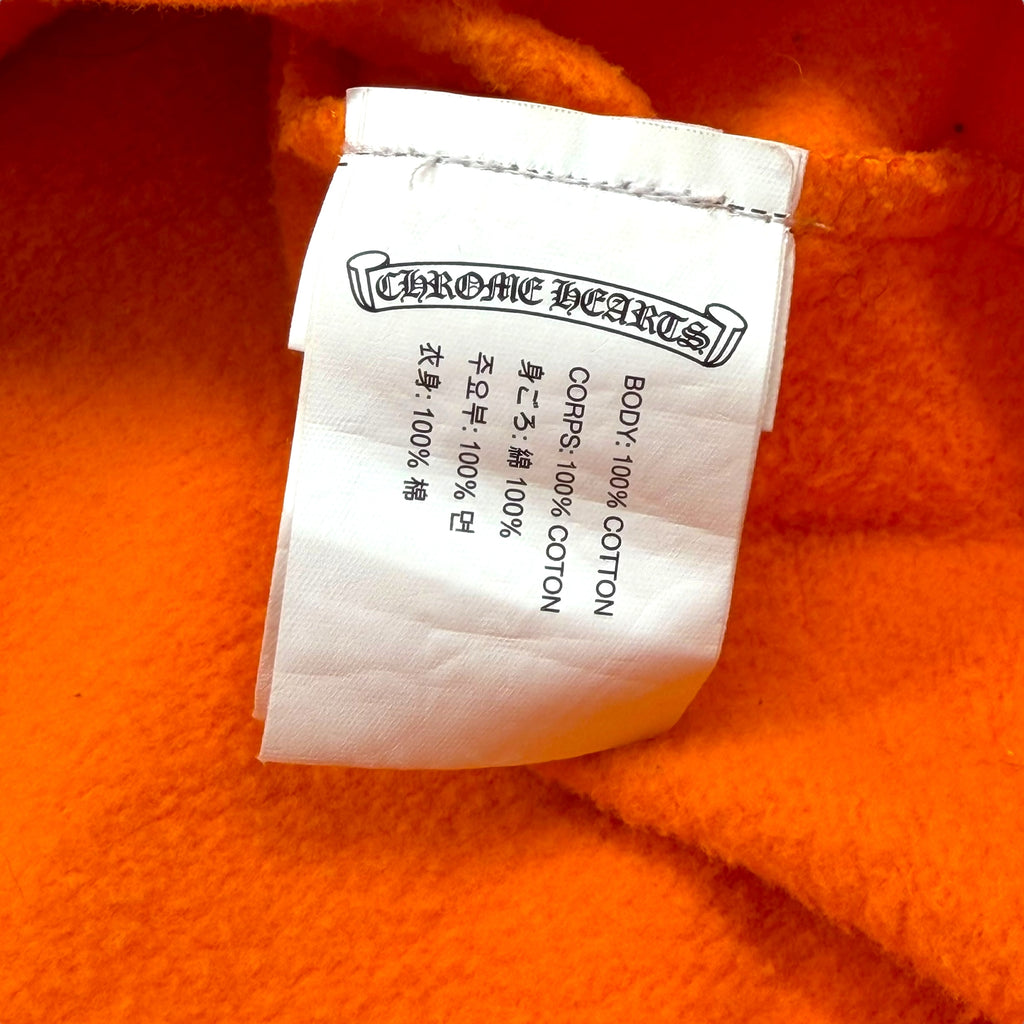 Chrome Hearts Off-White Scroll Orange Hoodie M