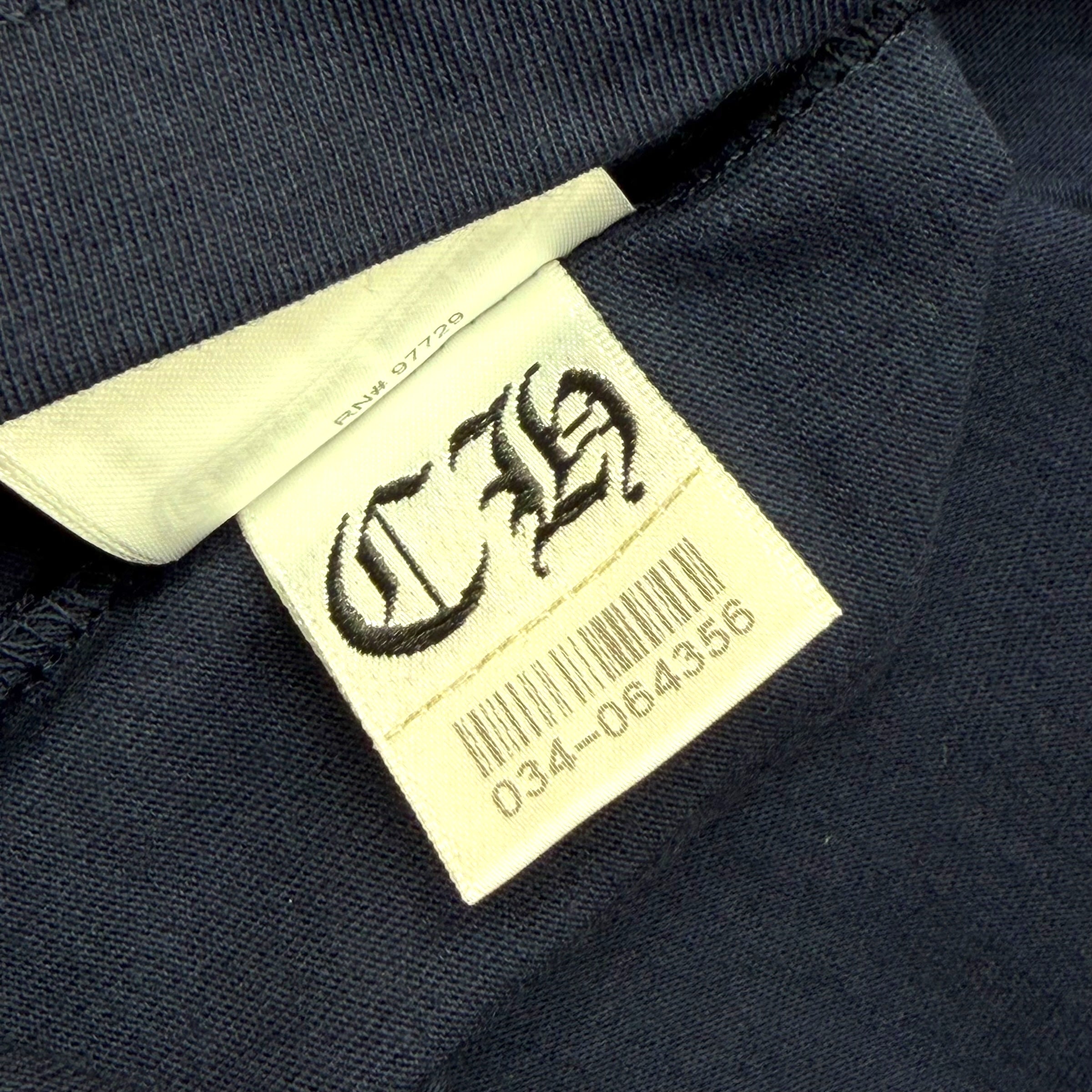 Chrome Hearts Yellow V89 Dagger Navy L/S XXL