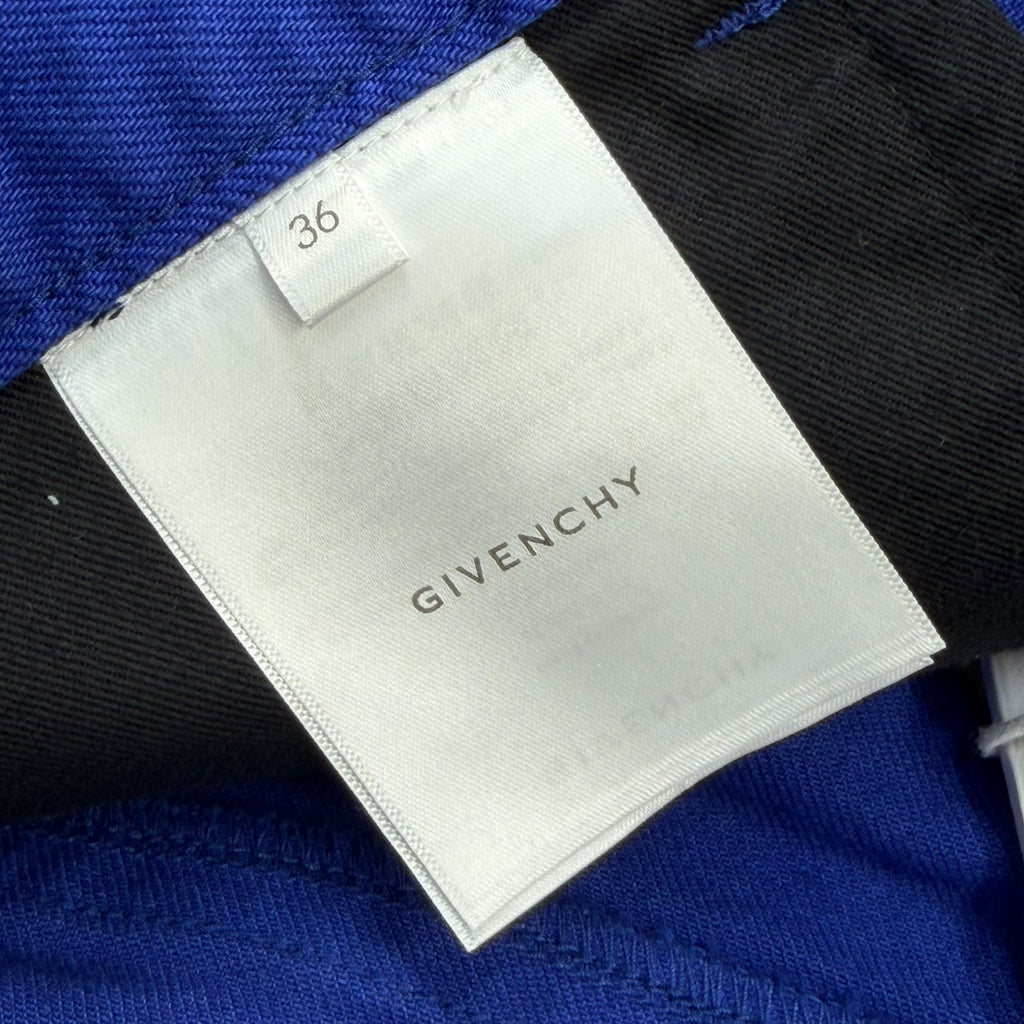 A/W 2022 Givenchy Black Cracked Distressed Jeans 36