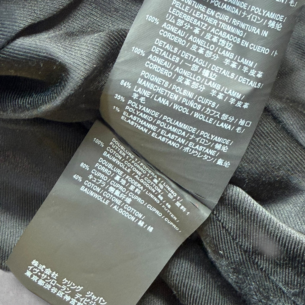 Saint Laurent Paris "Heaven" Teddy Bomber Jacket 54 (XL)