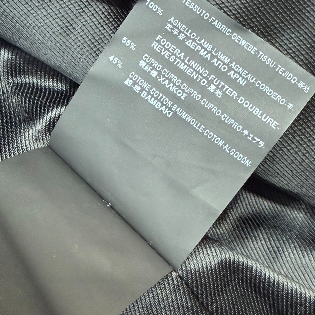Saint Laurent Cafe Racer Leather Biker Jacket 54 (M)