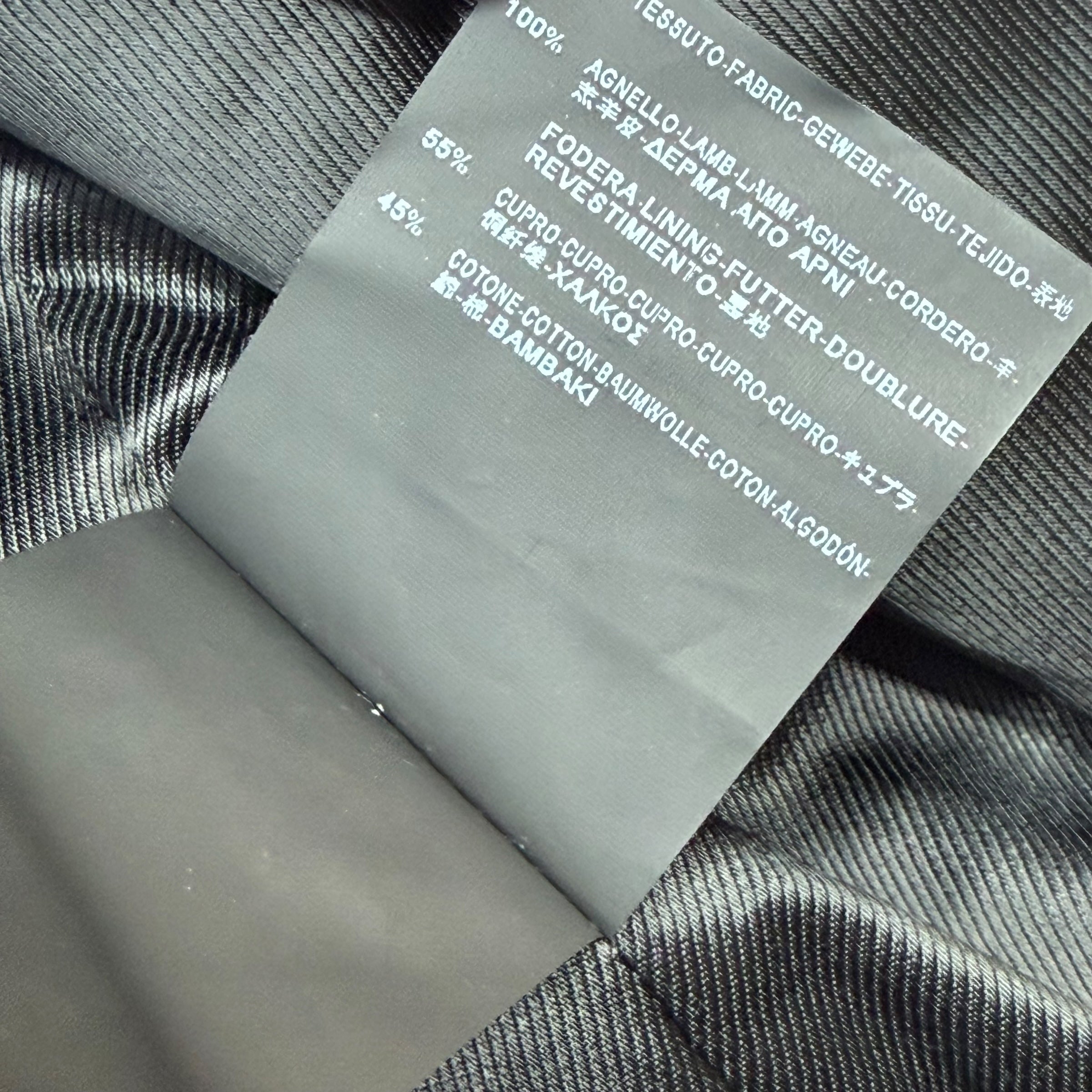 Saint Laurent Cafe Racer Leather Biker Jacket 54 (M)