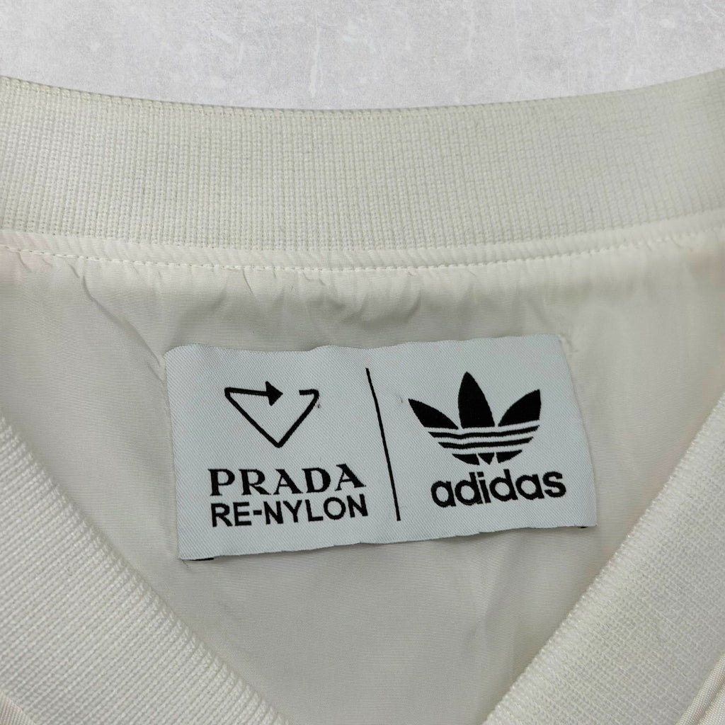 Prada Adidas Re-Nylon White Sweatshirt L