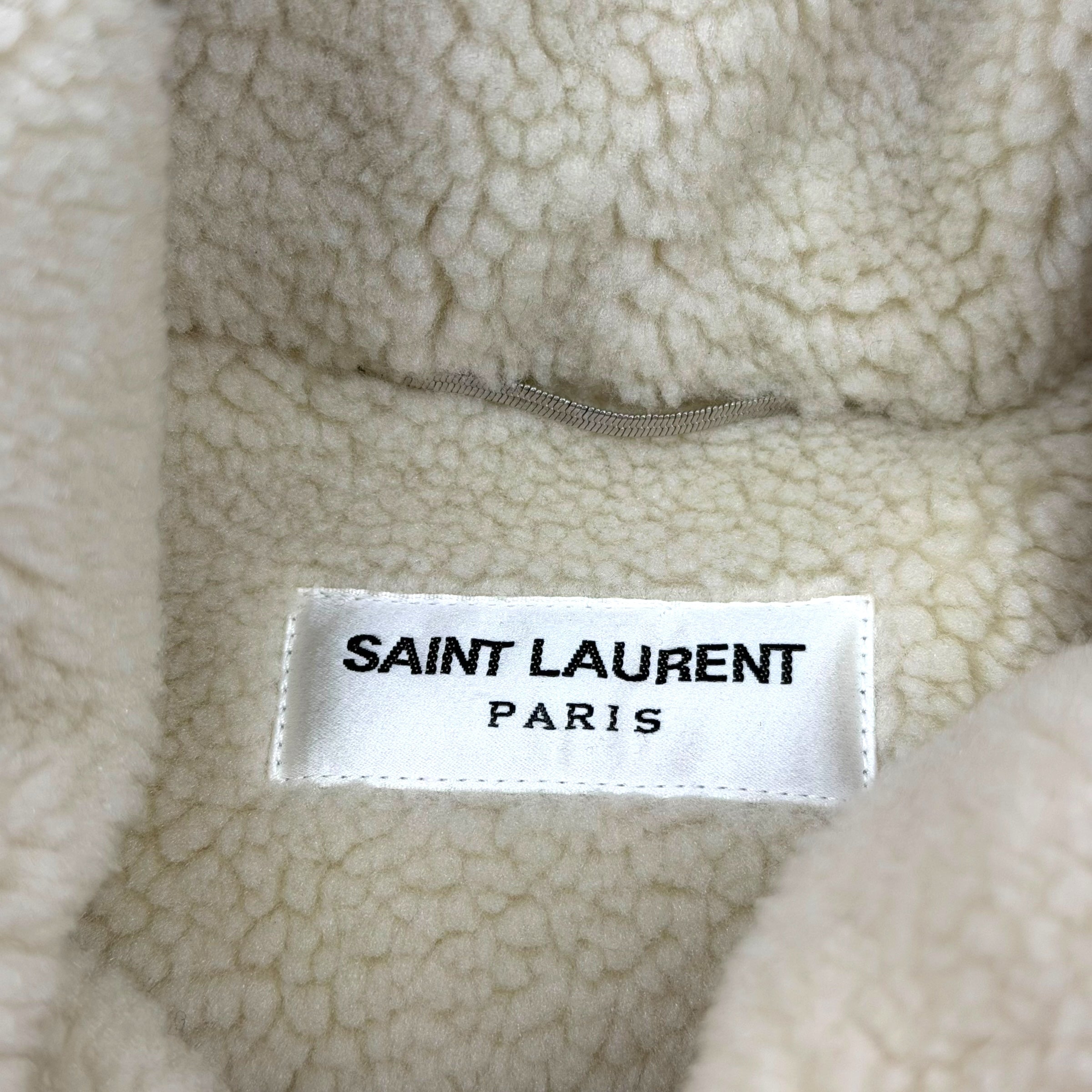 Saint Laurent Doudoune Faux Shearling Jacket 50 (M)