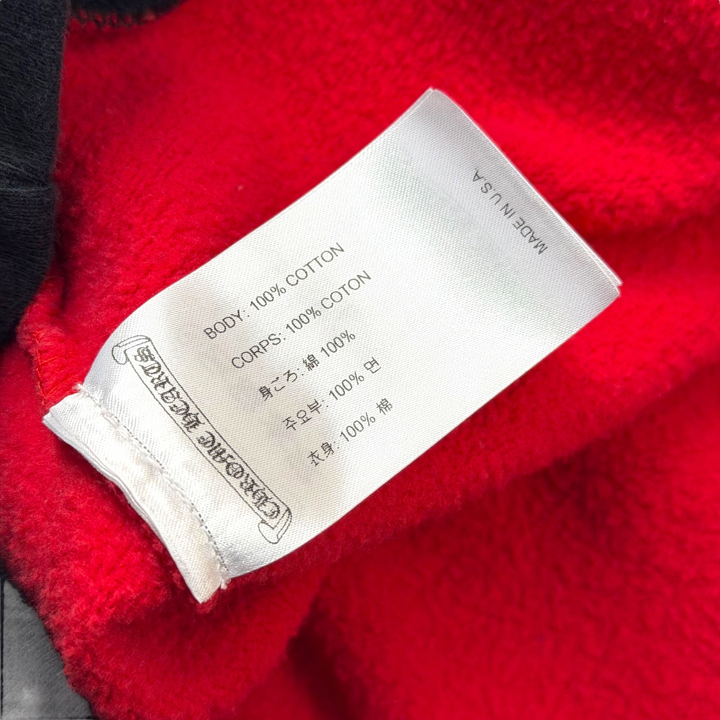 Chrome Hearts Matty Boy Chomper Color Block Hoodie XL
