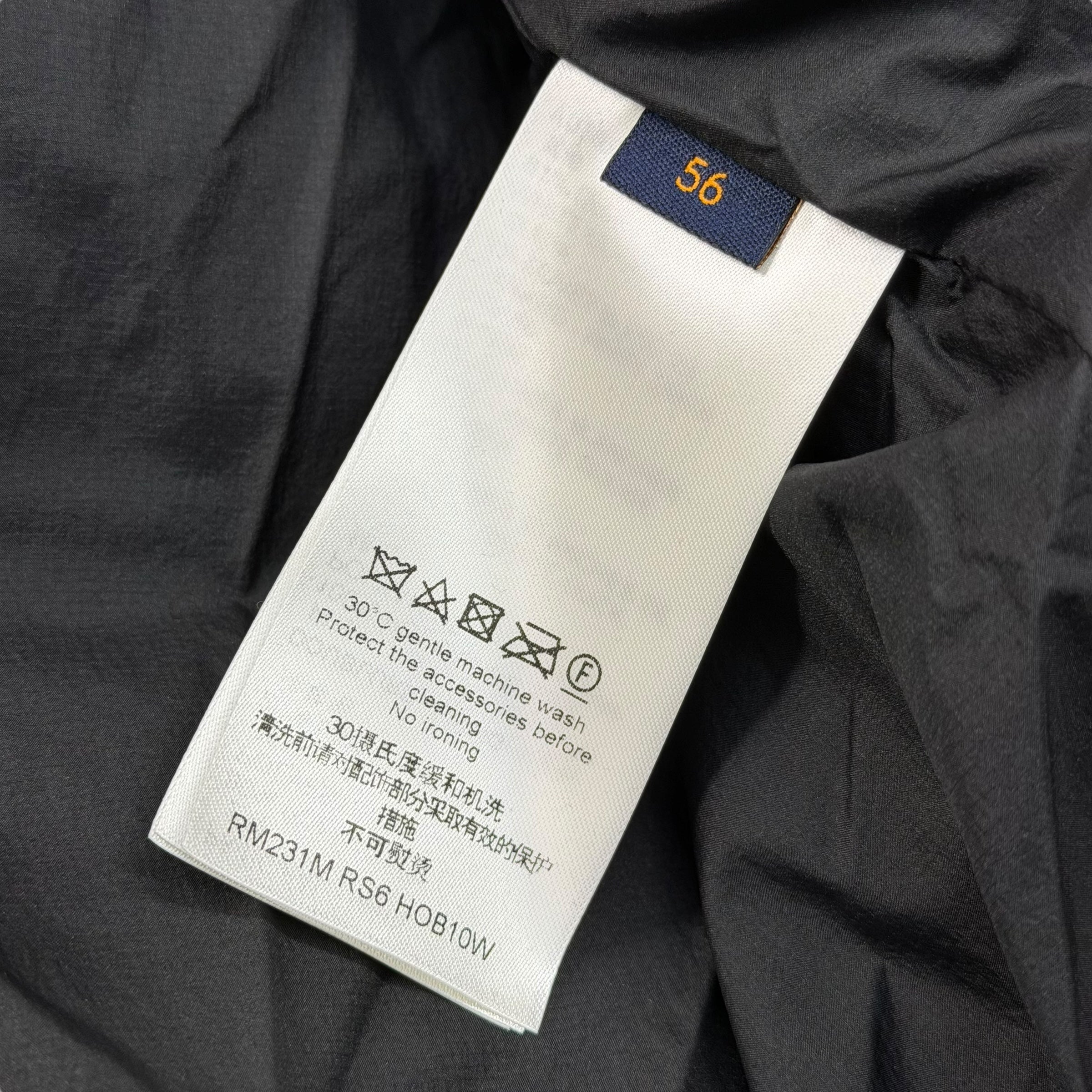 Louis Vuitton Bimaterial Hooded Down Jacket 56 (XXL)
