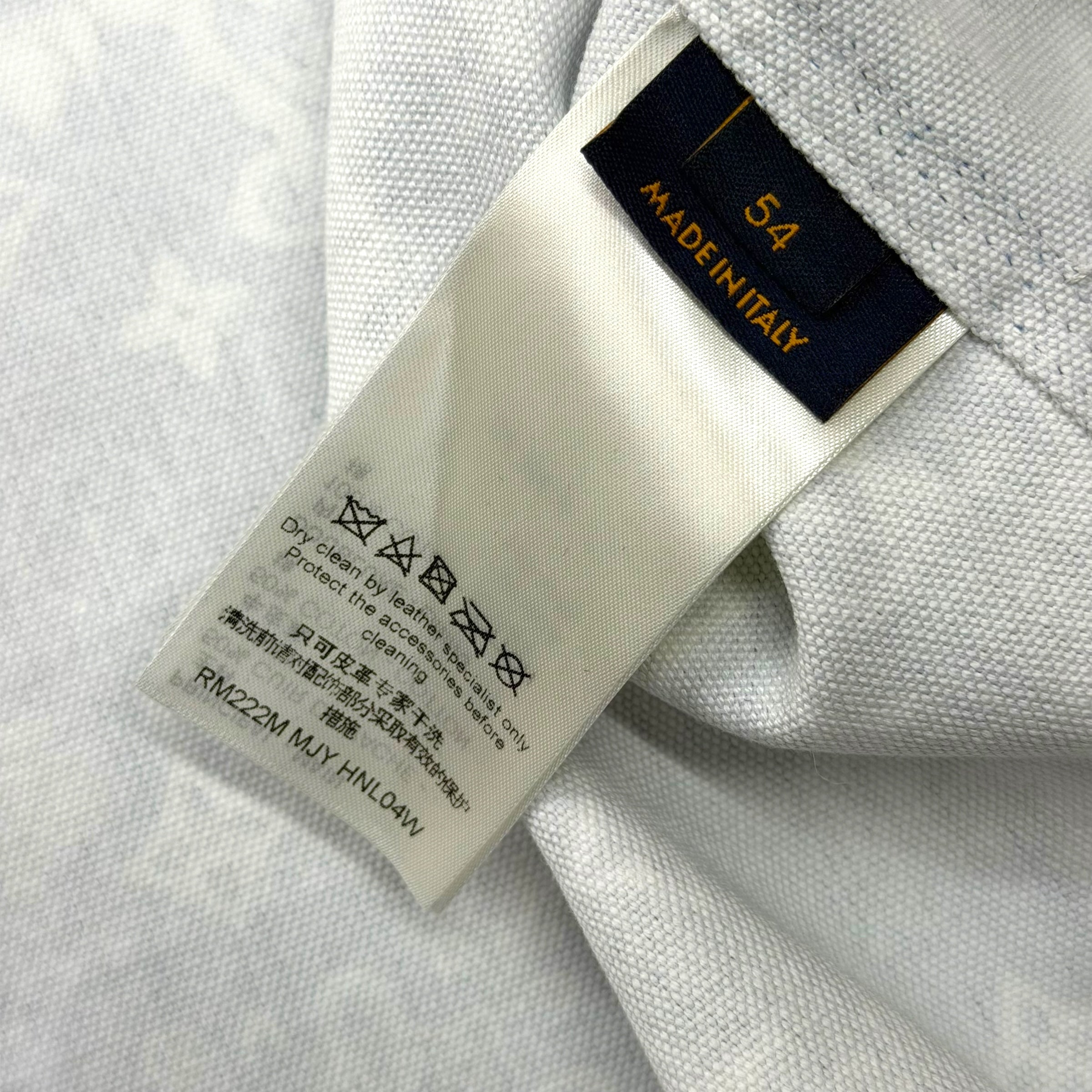 Louis Vuitton Bandana Leather Denim Blouson 54 (XL)