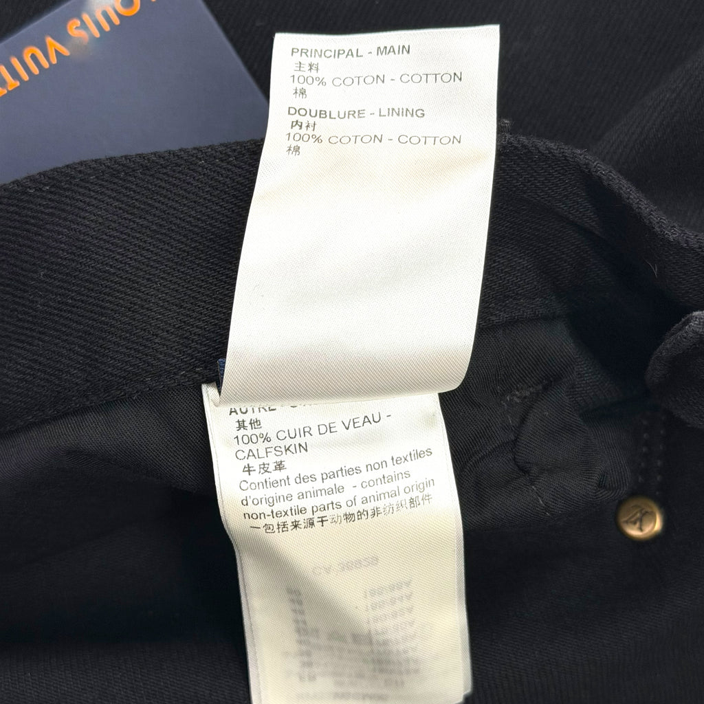 Louis Vuitton Monogram Detail Carpenter Denim 40