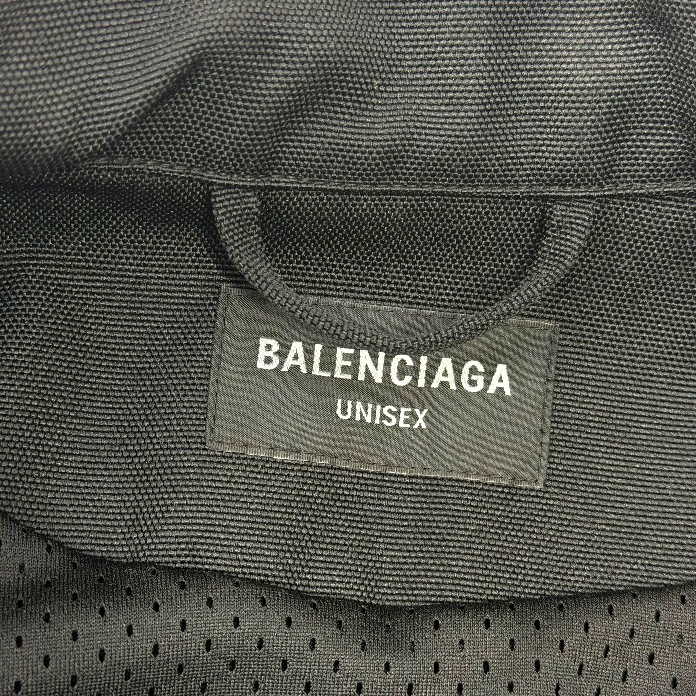 Balenciaga Distressed Canvas Unity Biker Jacket 2 (XL)
