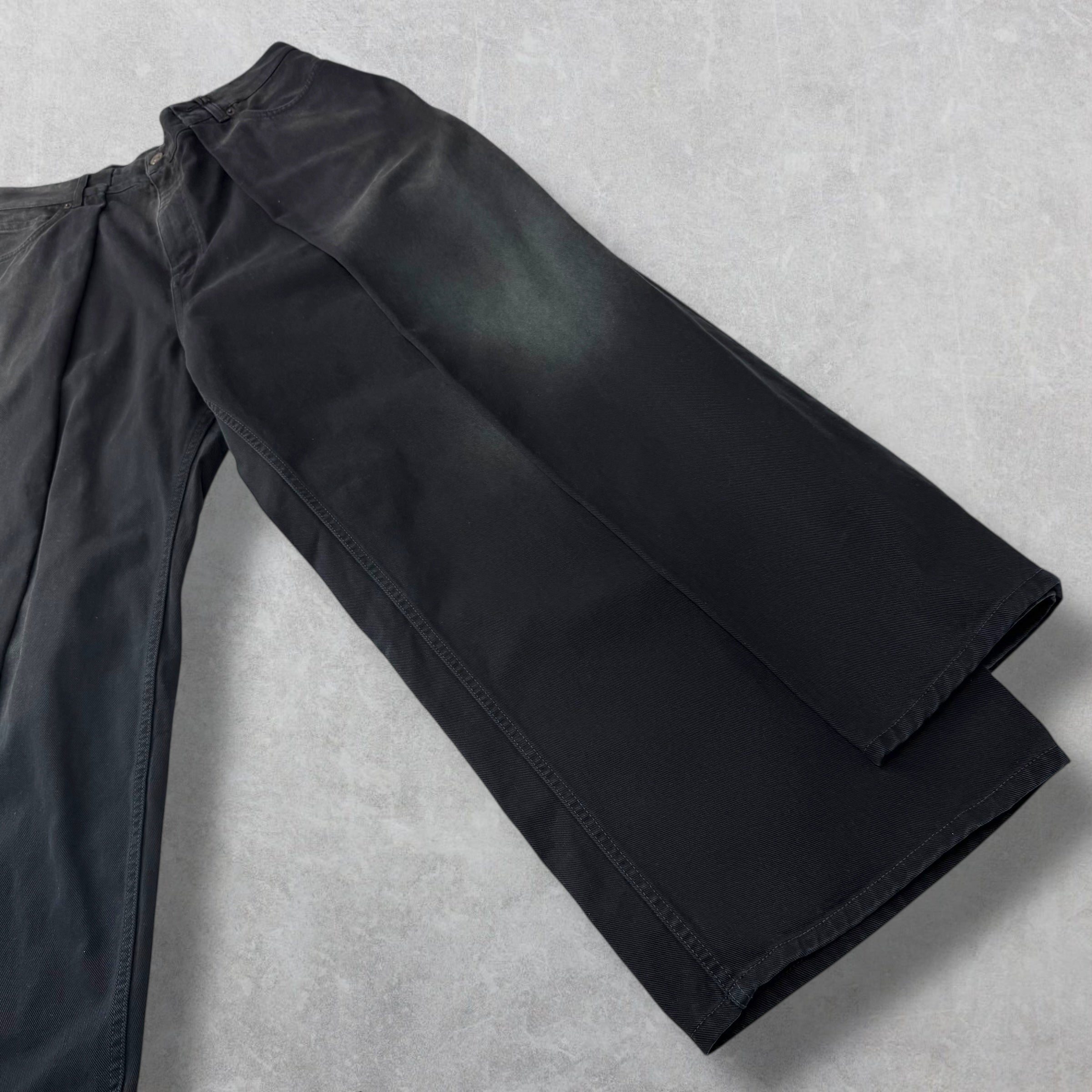 Balenciaga Double Side Black Jeans 36 (L)
