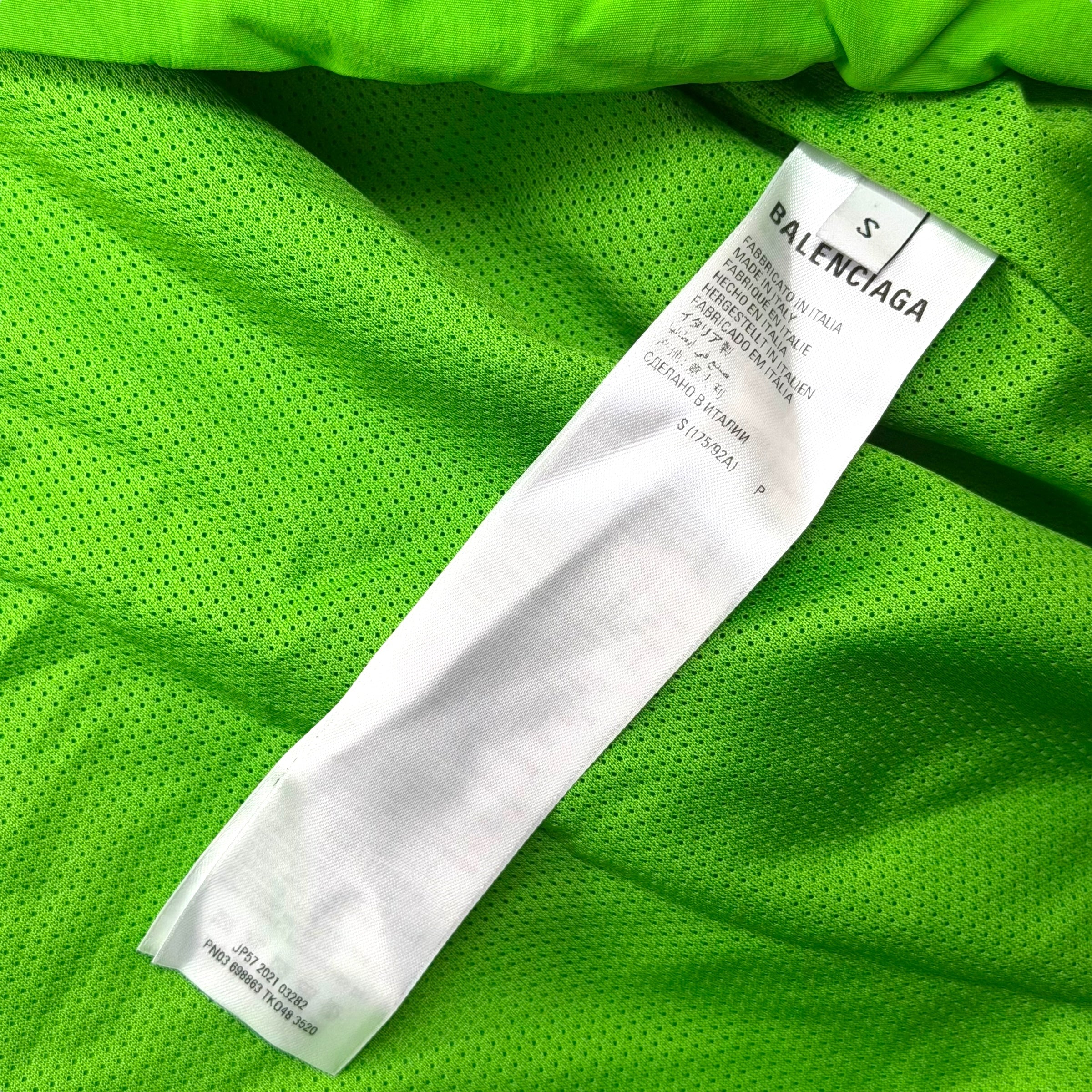 Balenciaga 3B Sports Icon Neon Tracksuit Jacket XXL (S)