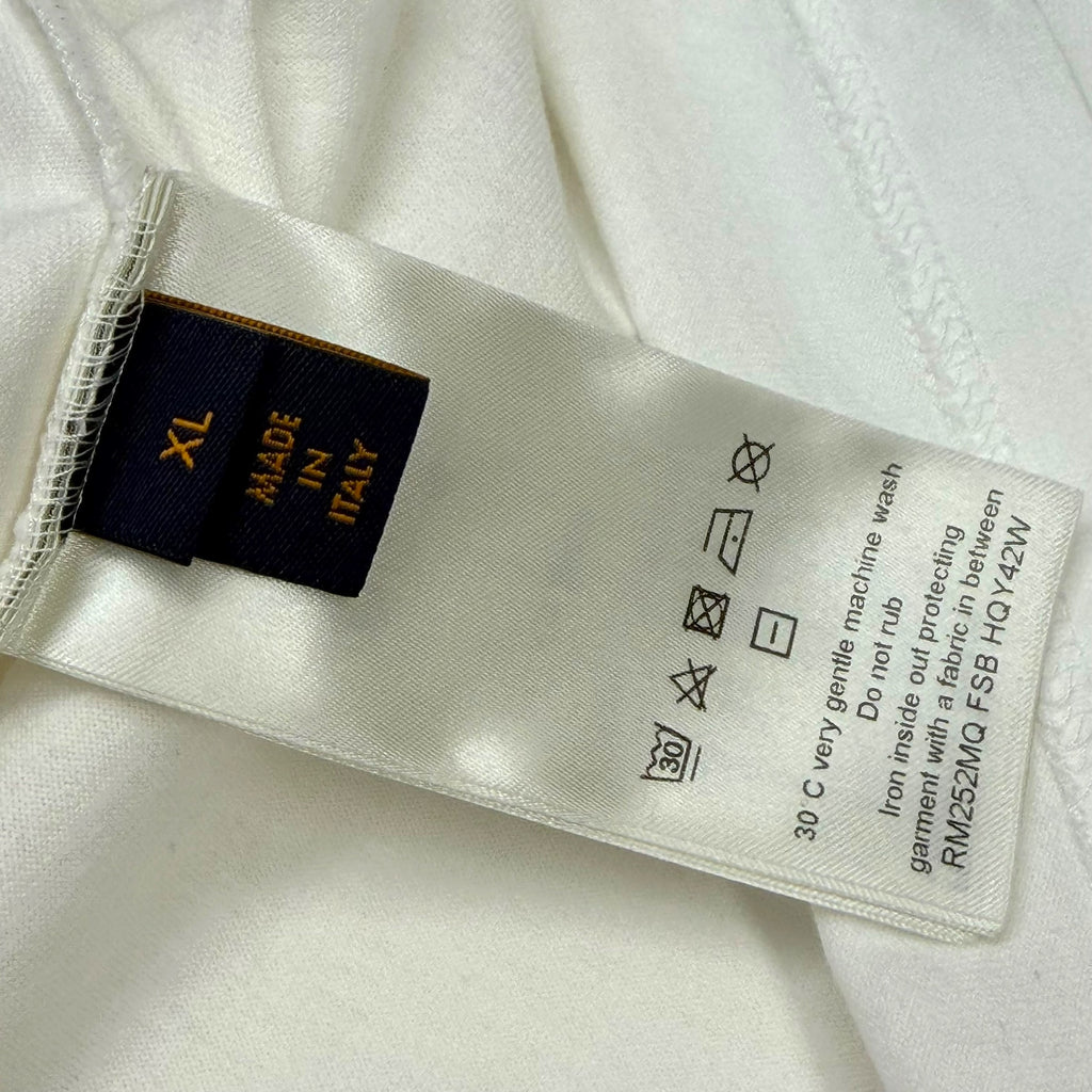 Louis Vuitton Monogram Gradient White Tee XL