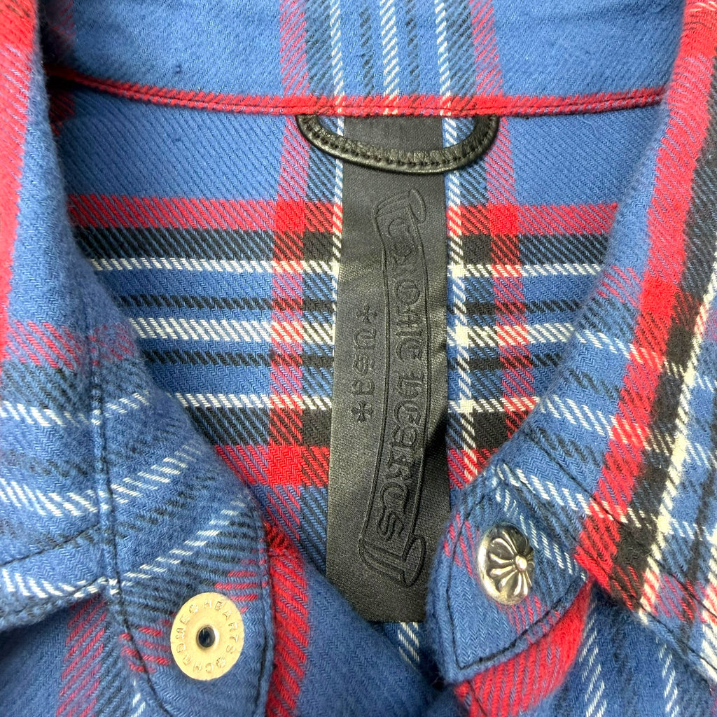 Chrome Hearts Flannel Work Dog Shirt L