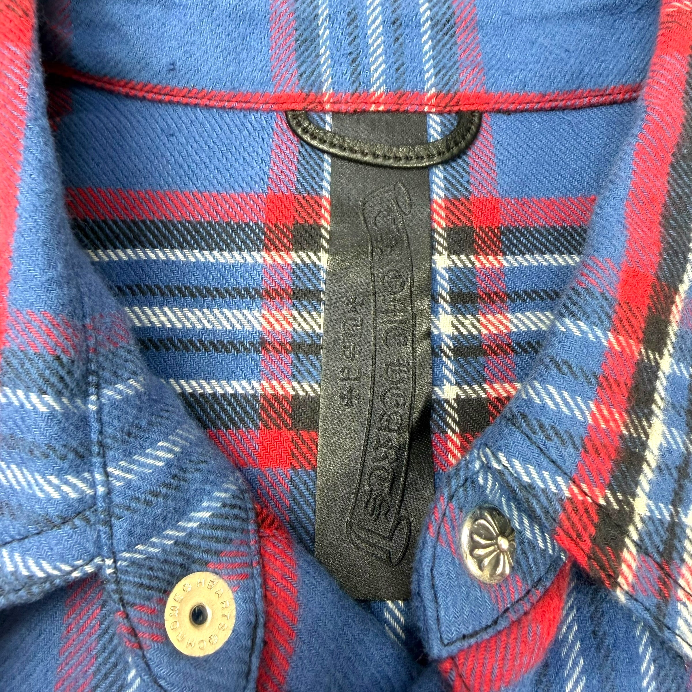 Chrome Hearts Flannel Work Dog Shirt L