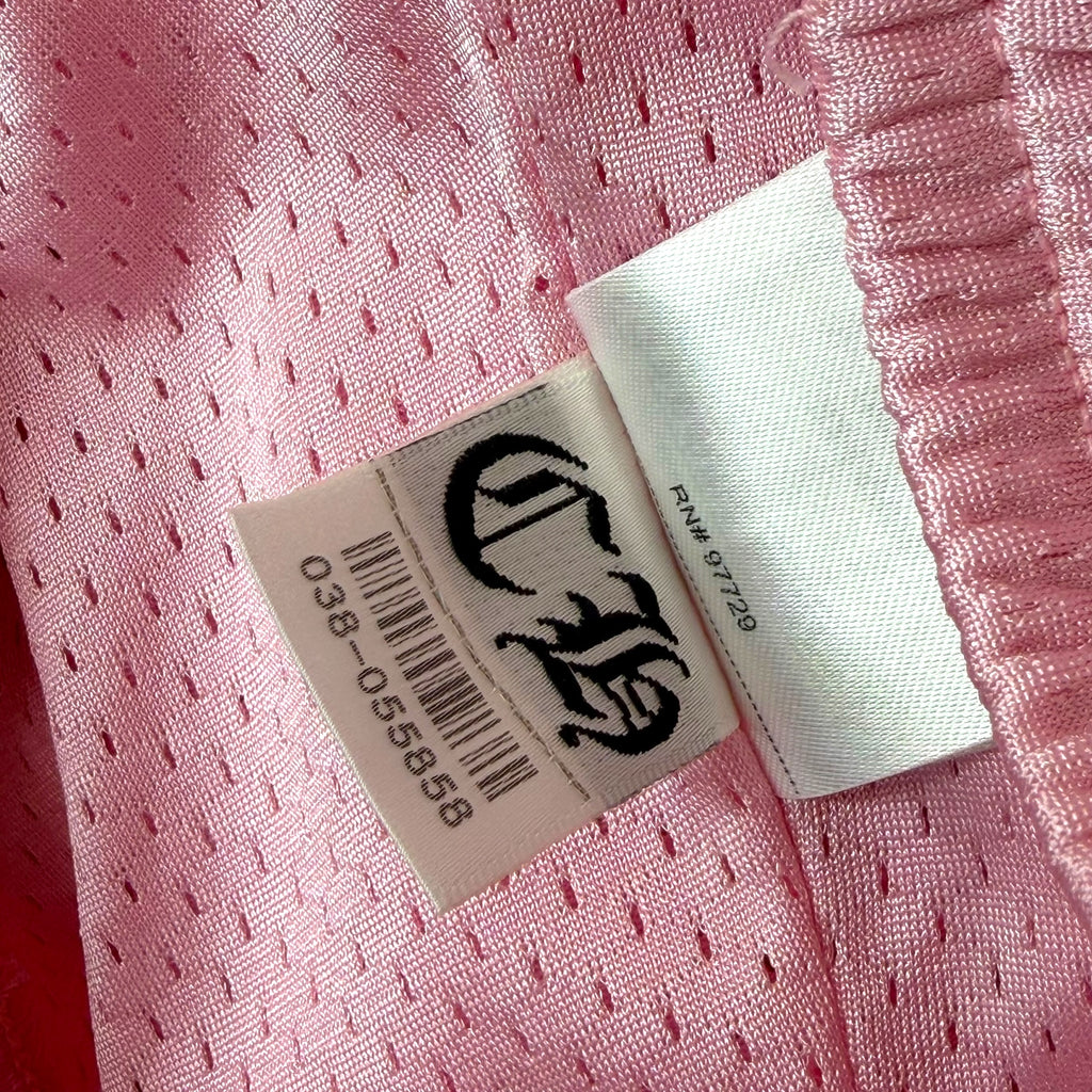 Chrome Hearts 'Love You' Pink Mesh Shorts XXL