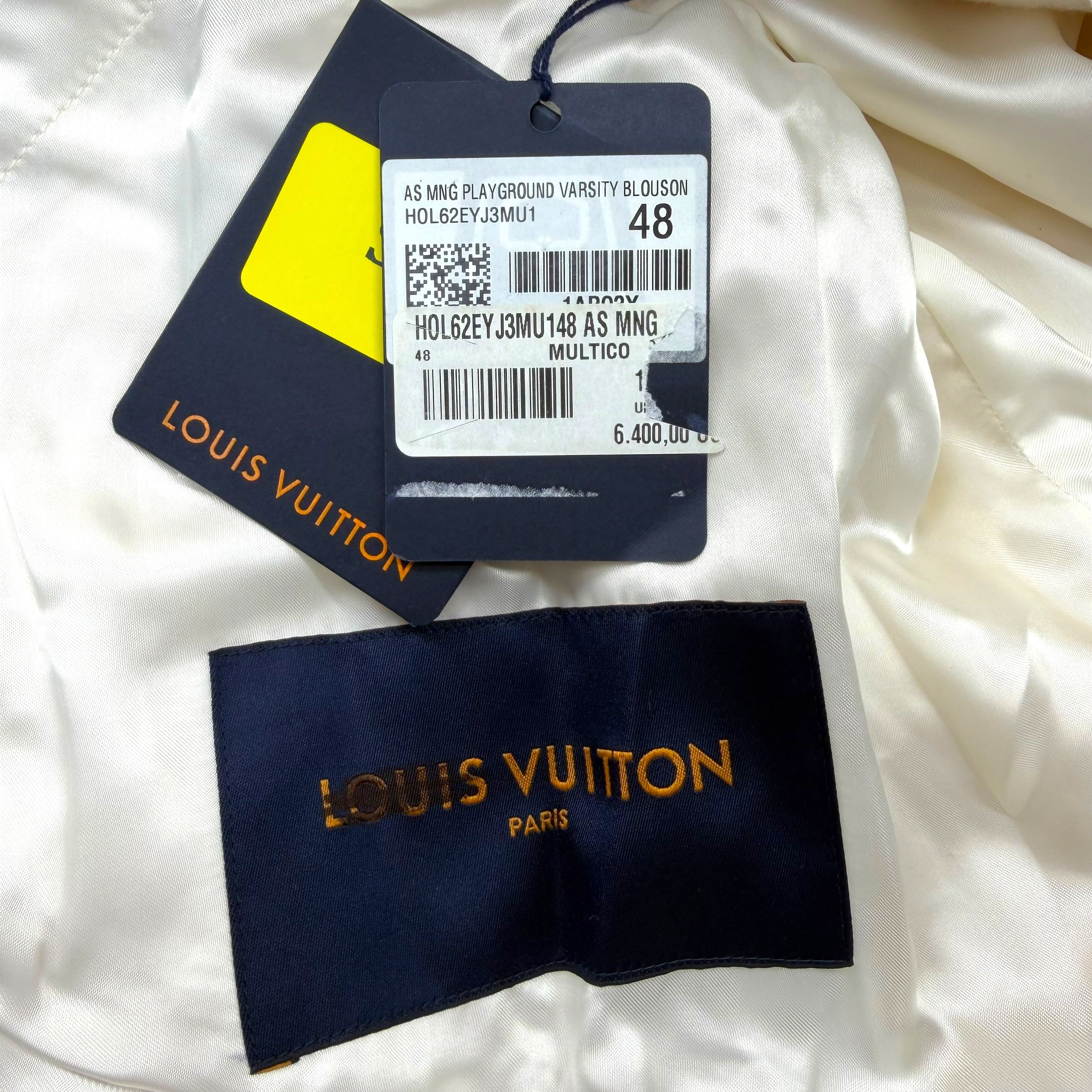 Louis Vuitton Monogram Playground Varsity Blouson 48 (M)