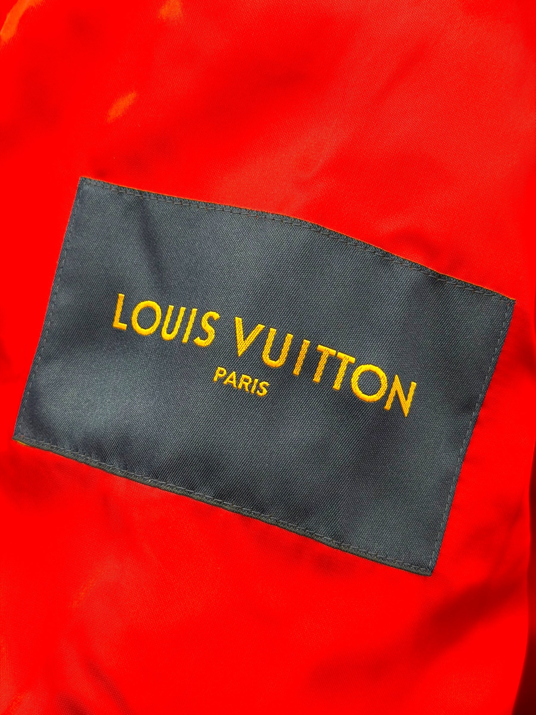 Louis Vuitton Mix Leather Pearl/Crystal Varsity Blouson 52 (L)
