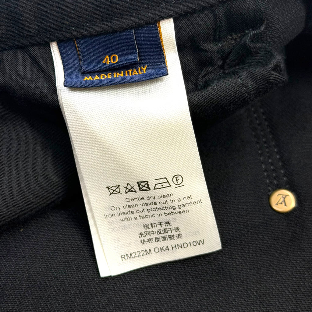 Louis Vuitton Monogram Detail Carpenter Denim 40