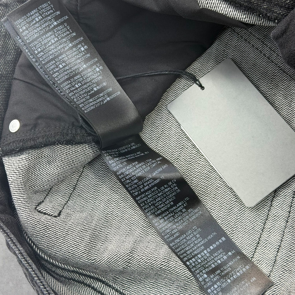Balenciaga Fifty-Fifty Black Jeans M (34)