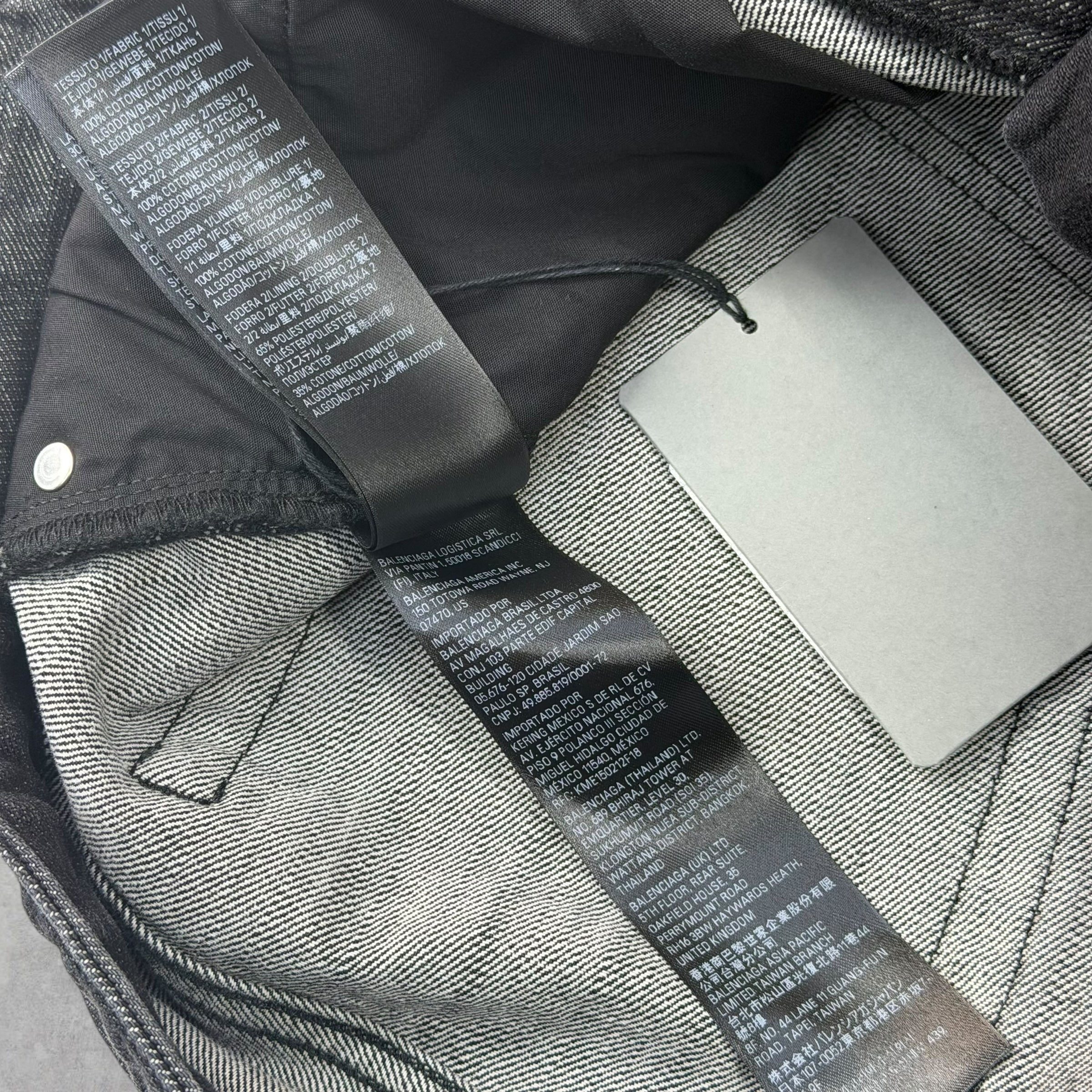 Balenciaga Fifty-Fifty Black Jeans M (34)