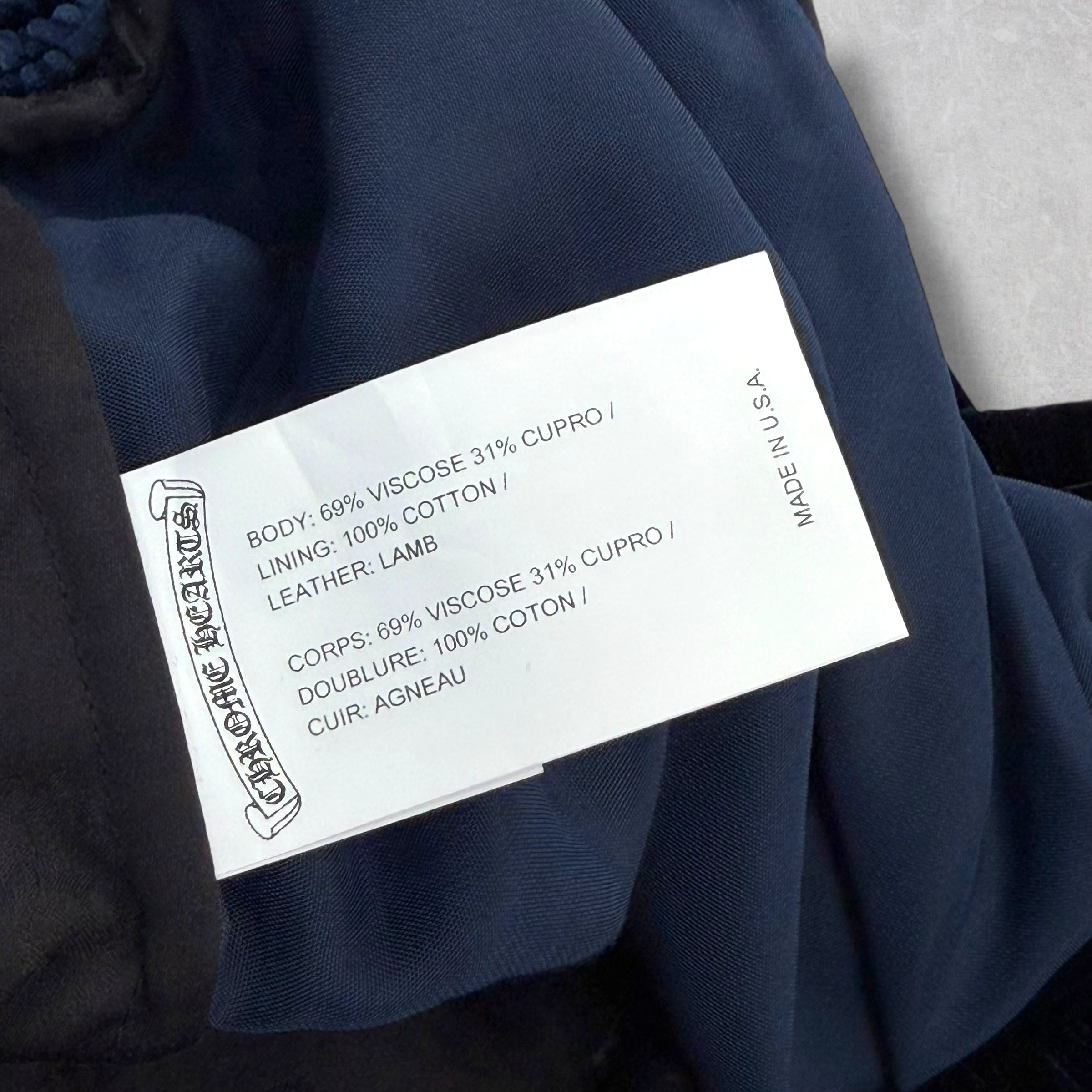 Chrome Hearts Y Not Velour Track Pants Black L