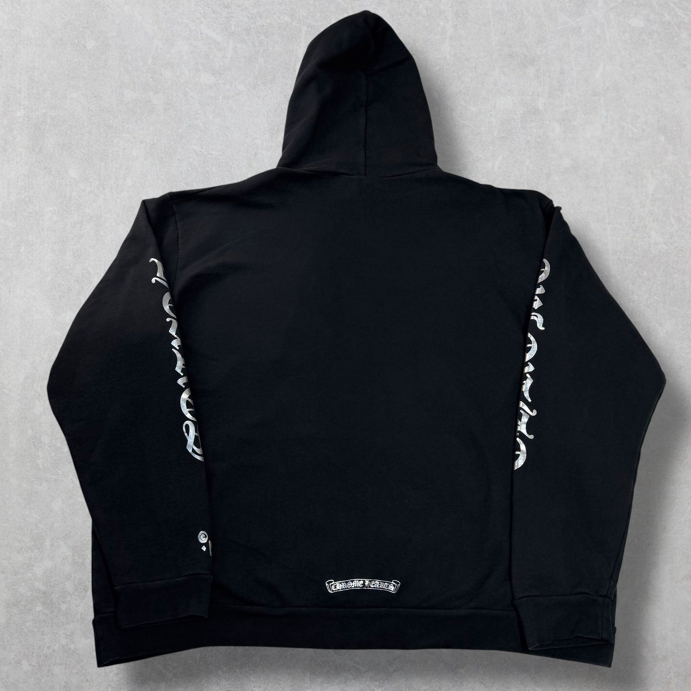 Chrome Hearts Silver Foil Hoodie XL