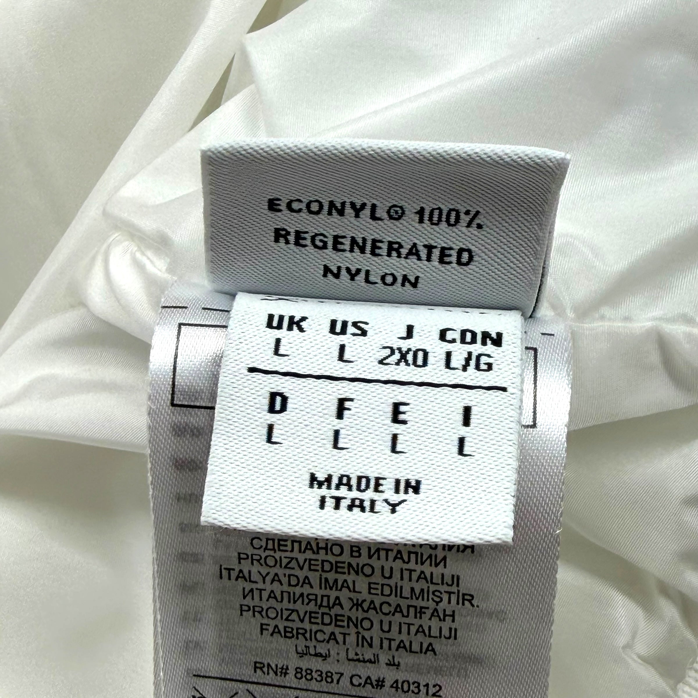 Prada Adidas Re-Nylon White Sweatshirt L