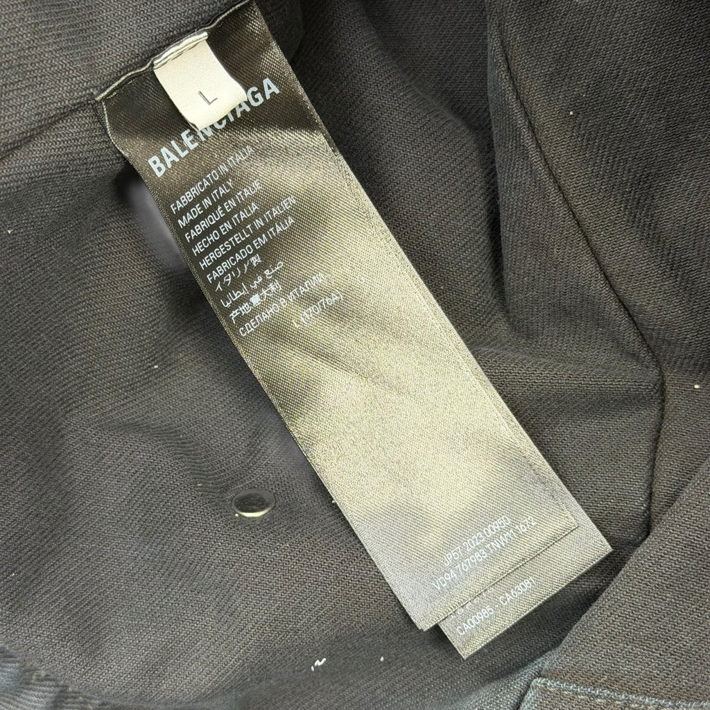 Balenciaga Double Side Black Jeans 36 (L)