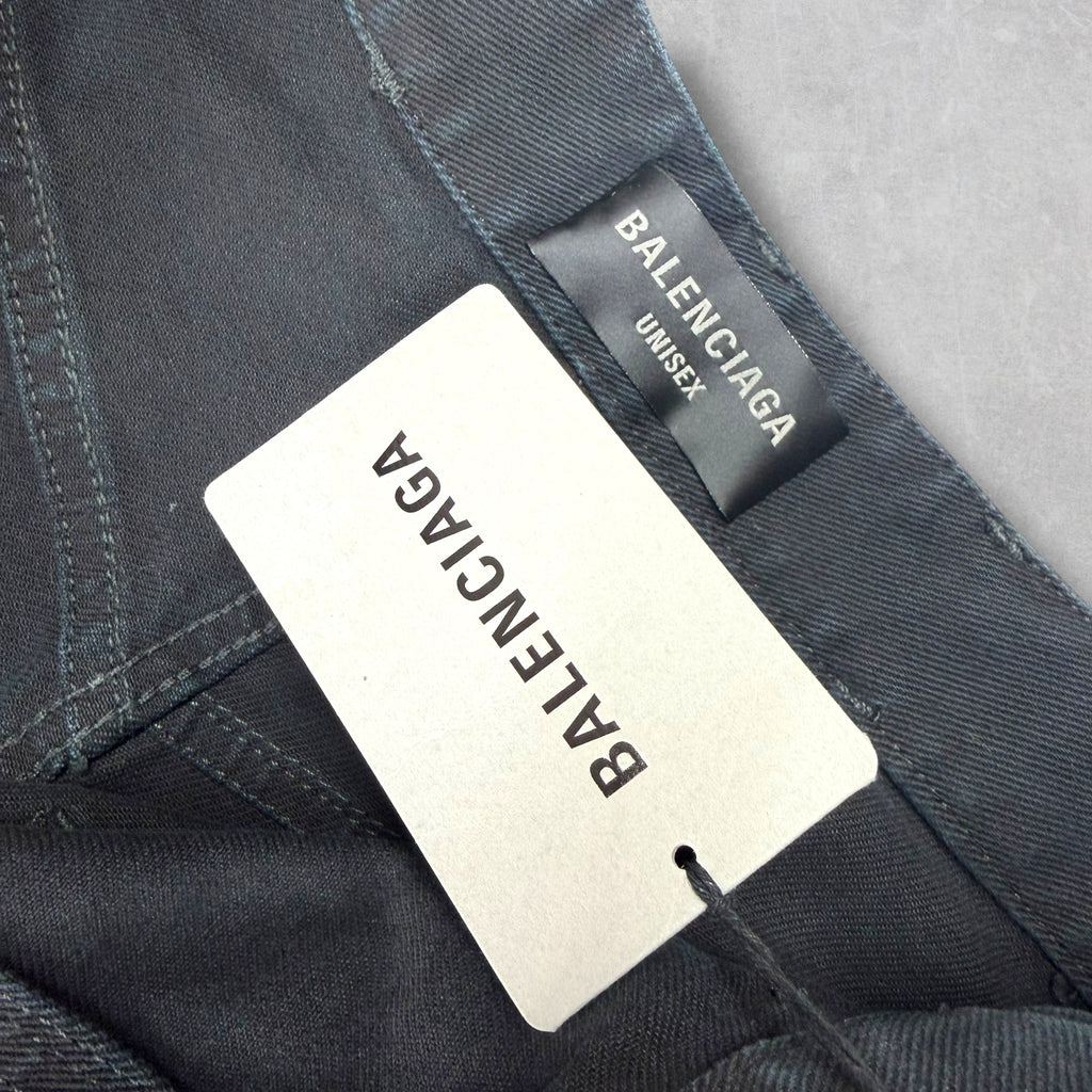 Balenciaga Double Side Black Jeans 36 (L)