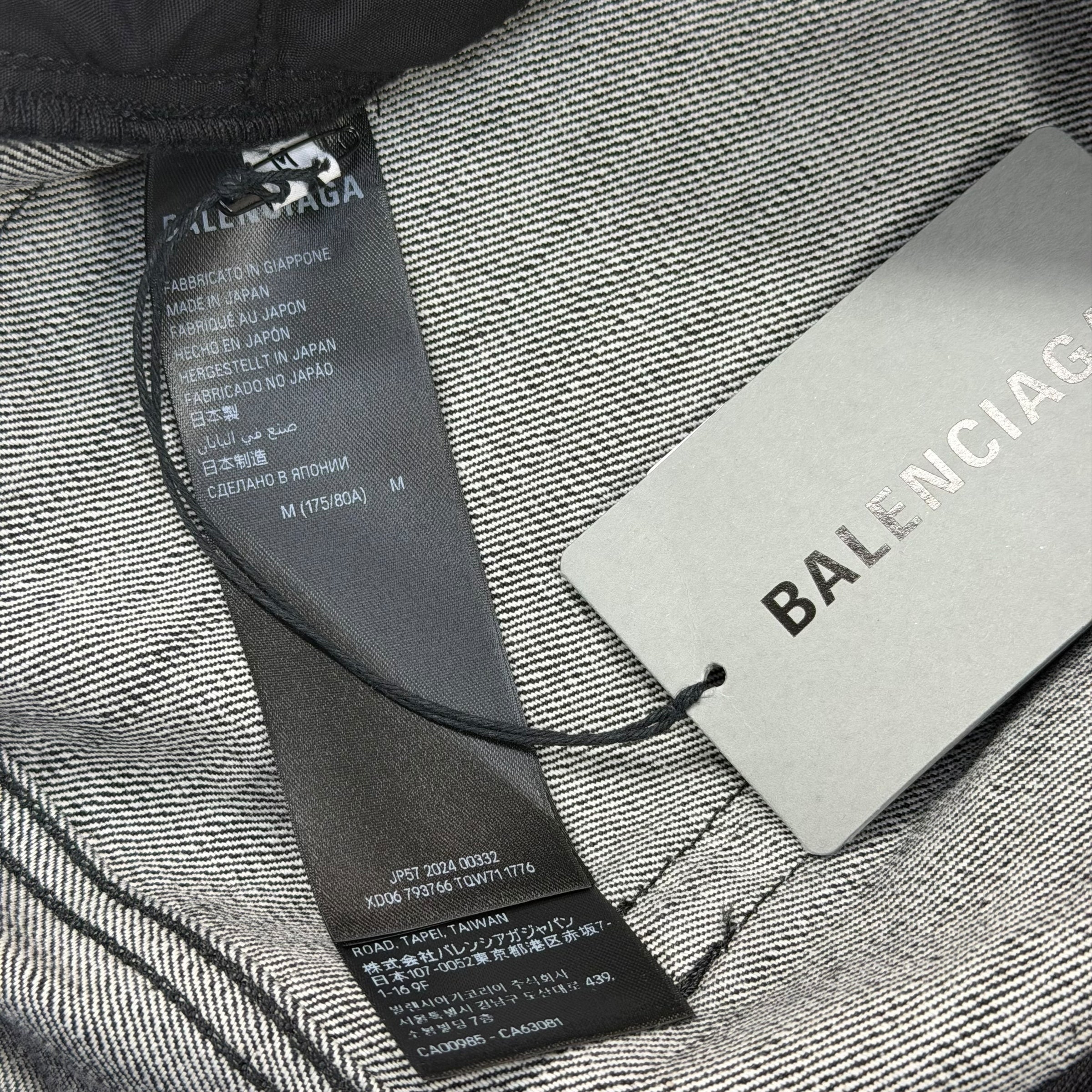 Balenciaga Fifty-Fifty Black Jeans M (34)