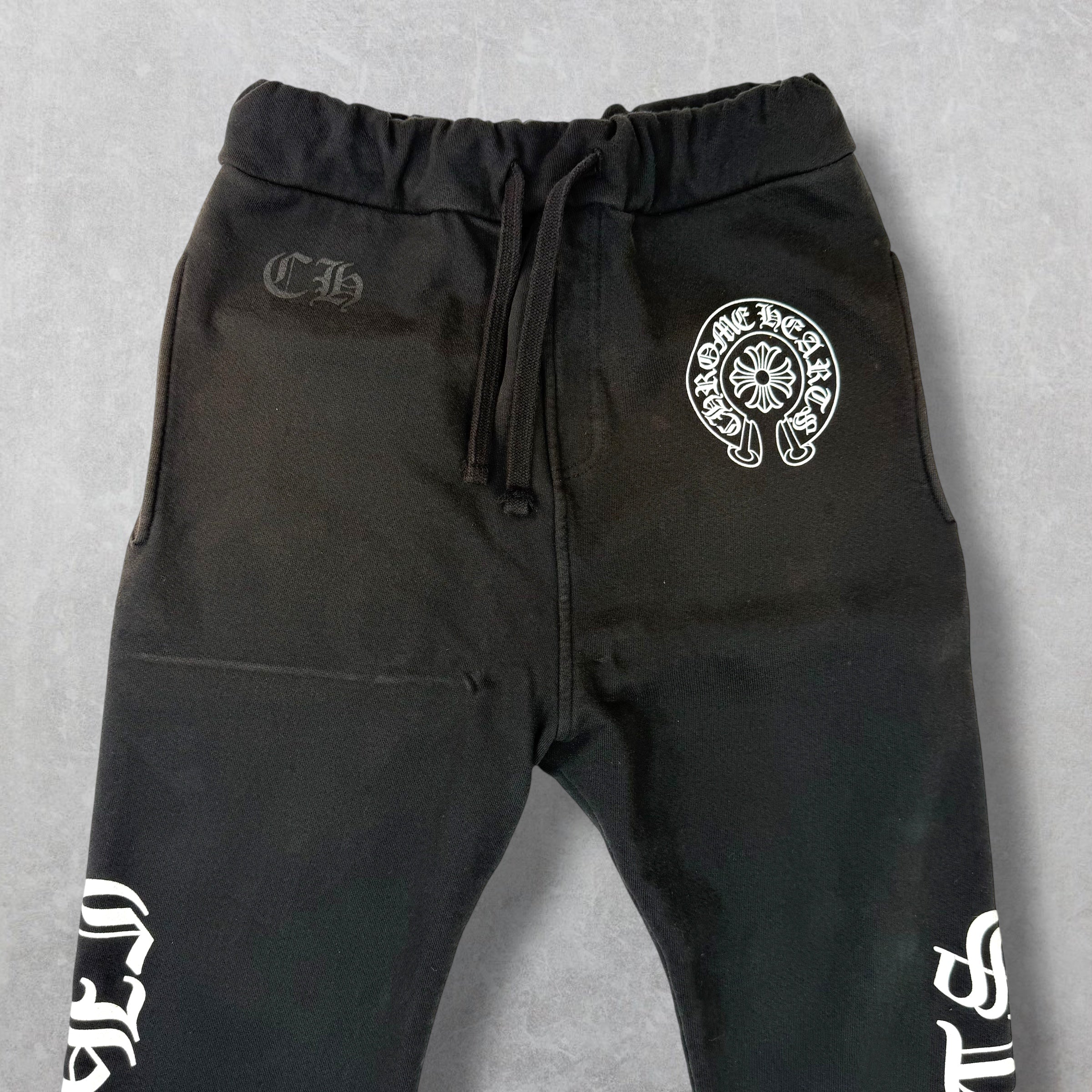 Chrome Hearts Horseshoe Logo Spell Out Sweatpants XS