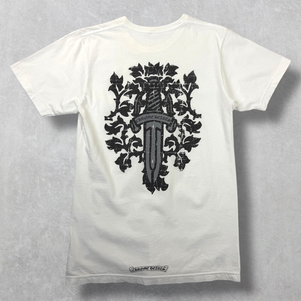 Chrome Hearts White Vine Sword Tee Small