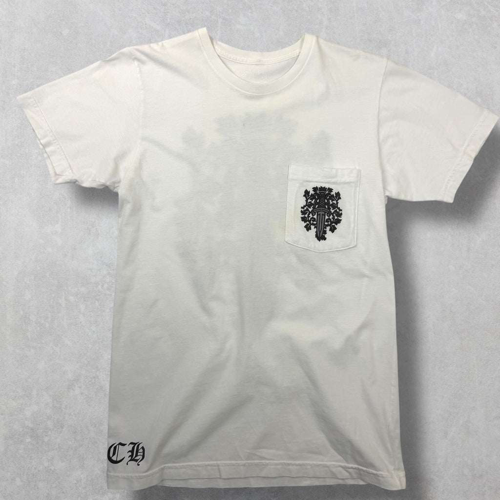 Chrome Hearts White Vine Sword Tee Small
