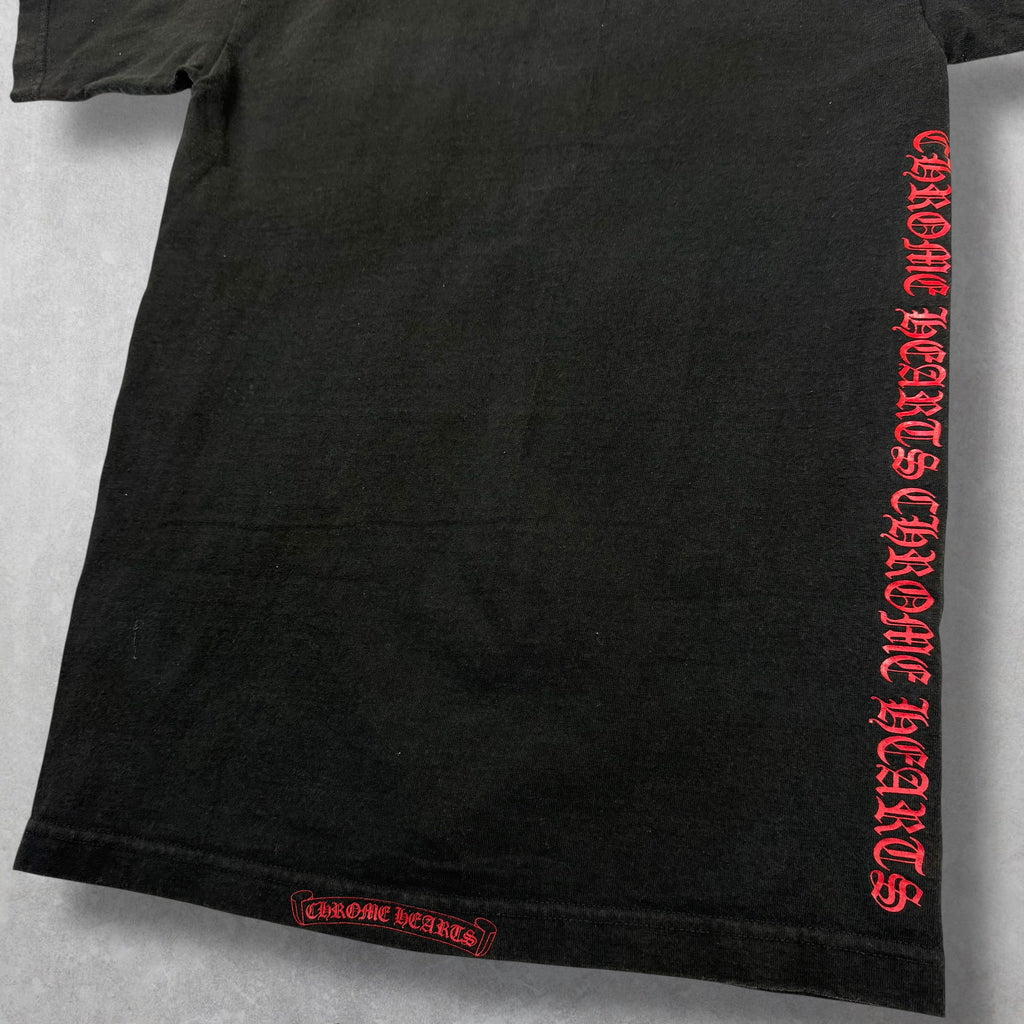 Vintage Chrome Hearts NYC Neck Logo Tee Small