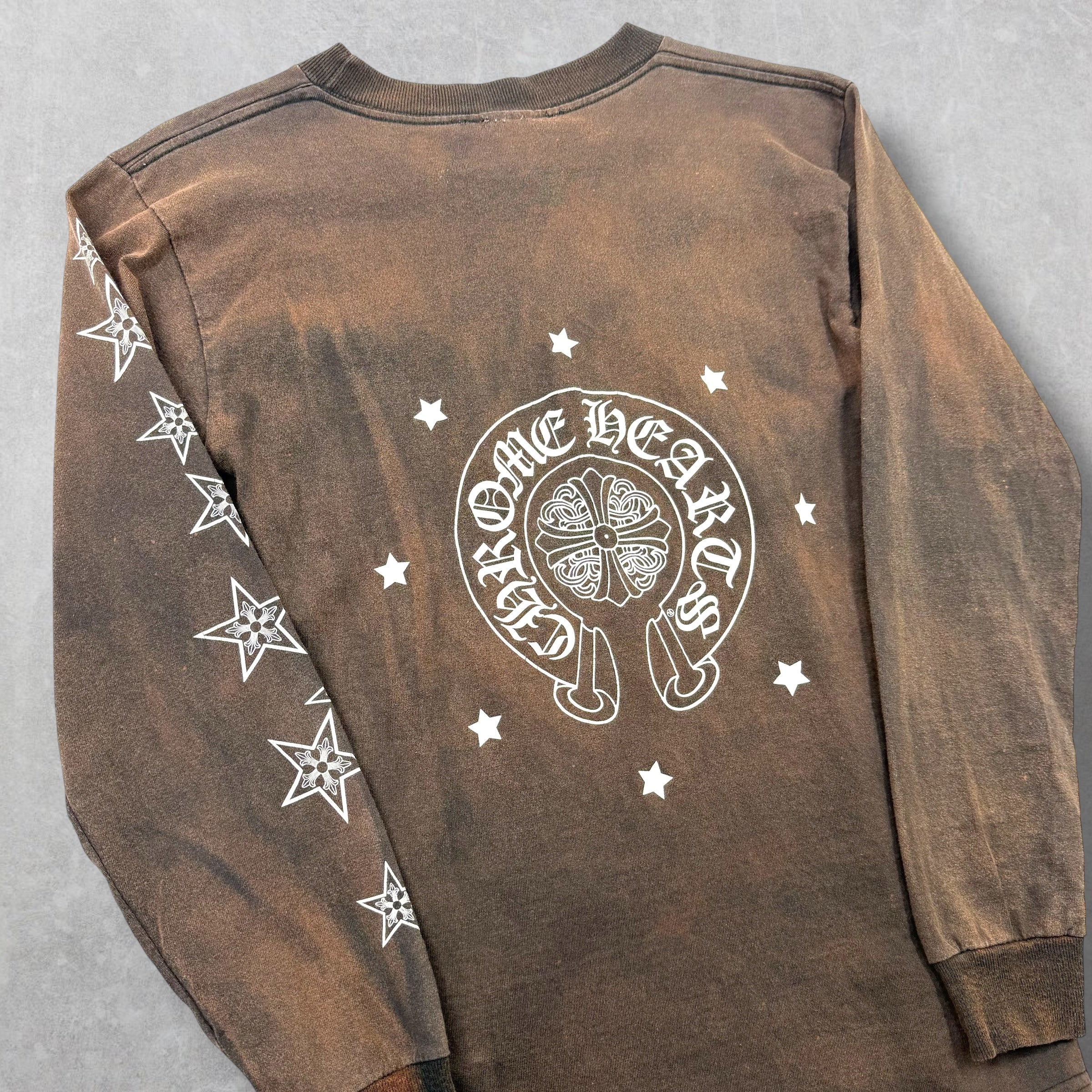 Vintage Chrome Hearts Star/Horseshoe Long sleeve Small
