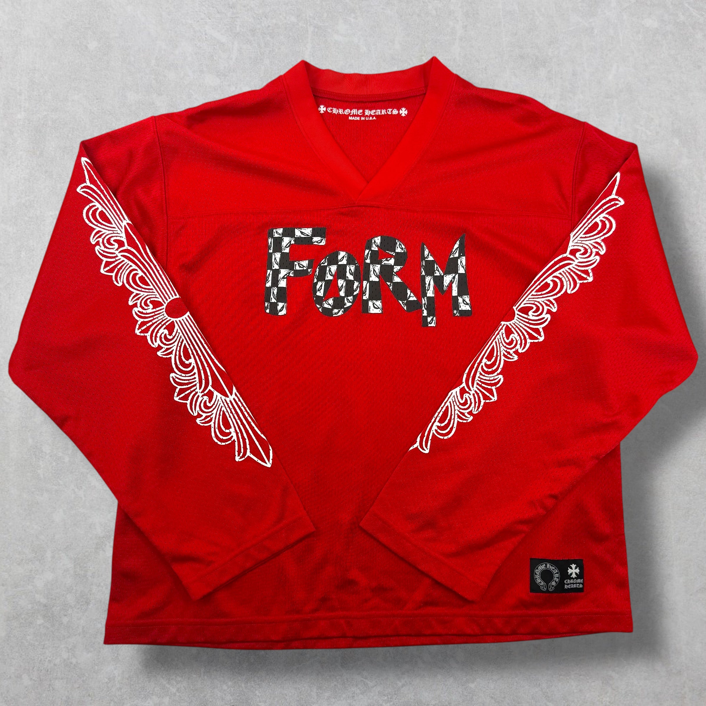 Chrome Hearts Matty Boy Form Long Sleeve Jersey Small