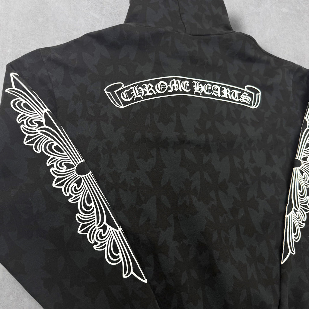 Chrome Hearts Monogram Cemetery Hoodie Small