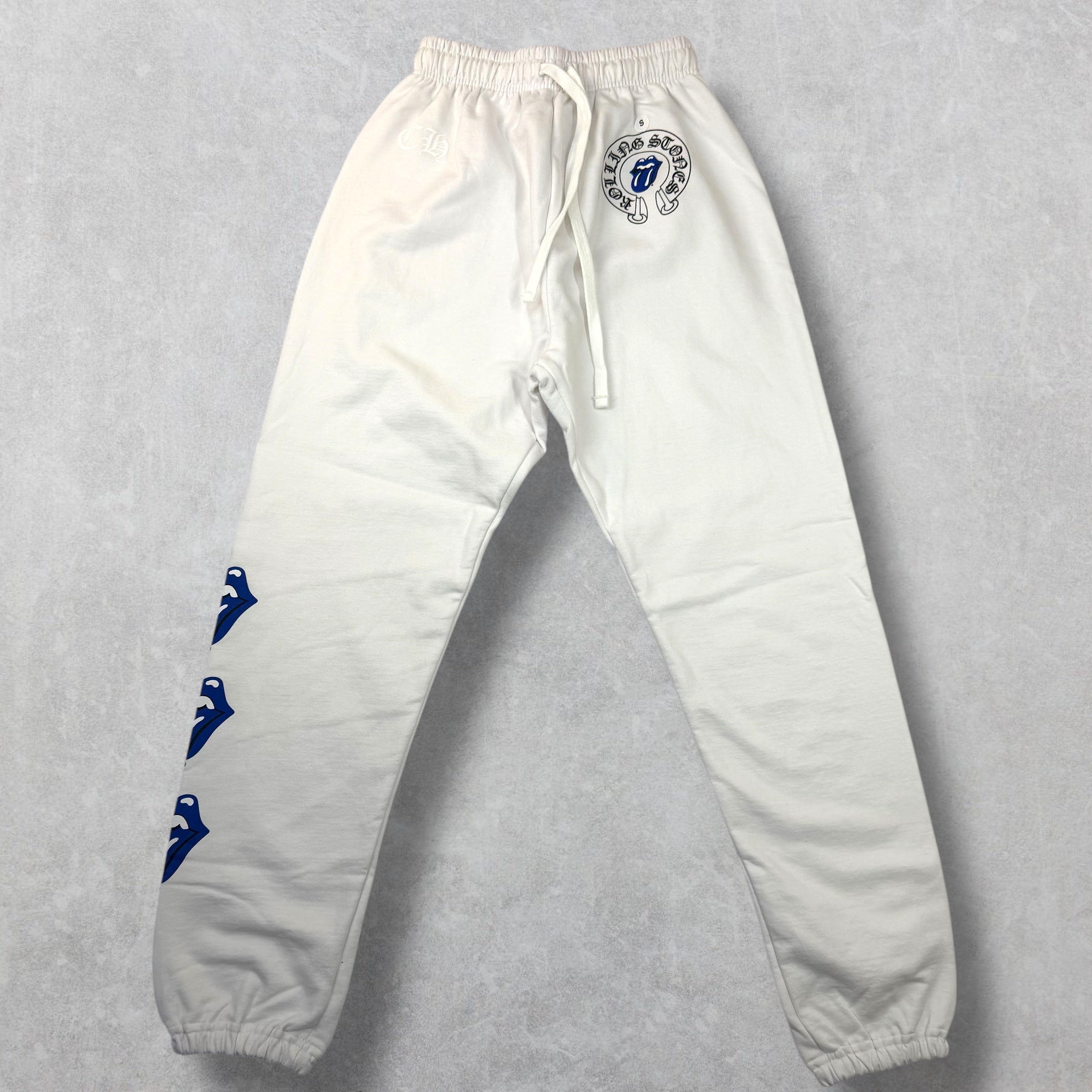 Chrome Hearts Rolling Stones Blue Lip Sweats Small
