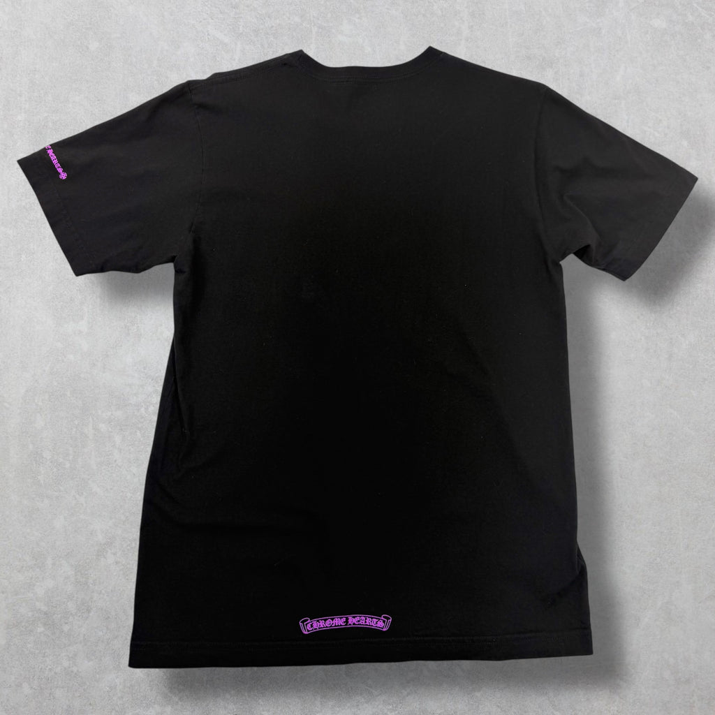 Chrome Hearts Purple Neck Logo Tee M