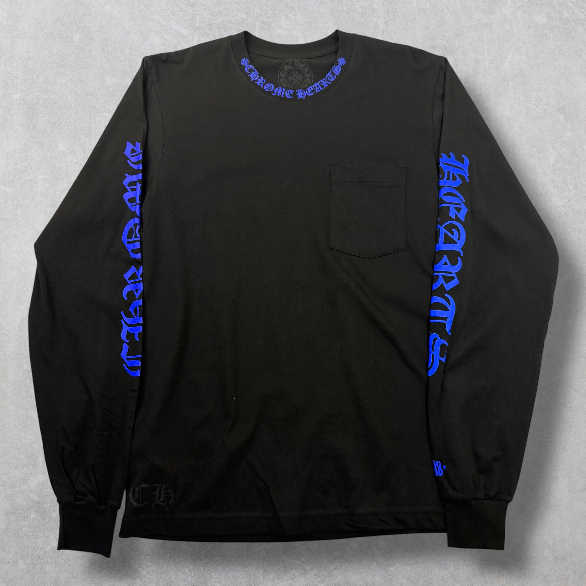 Chrome Hearts Blue 1988 Neck Logo L/S M