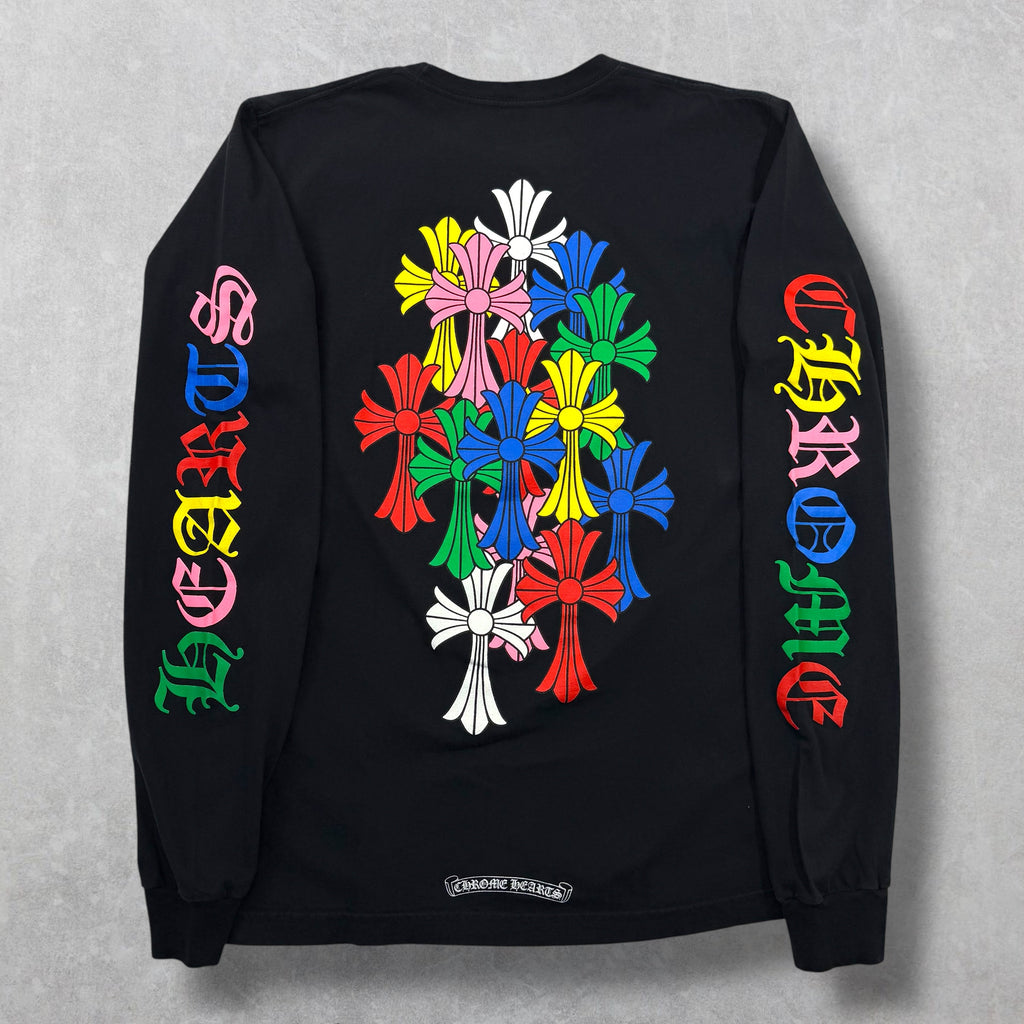 Chrome Hearts Multicolor Cross L/S Tee M